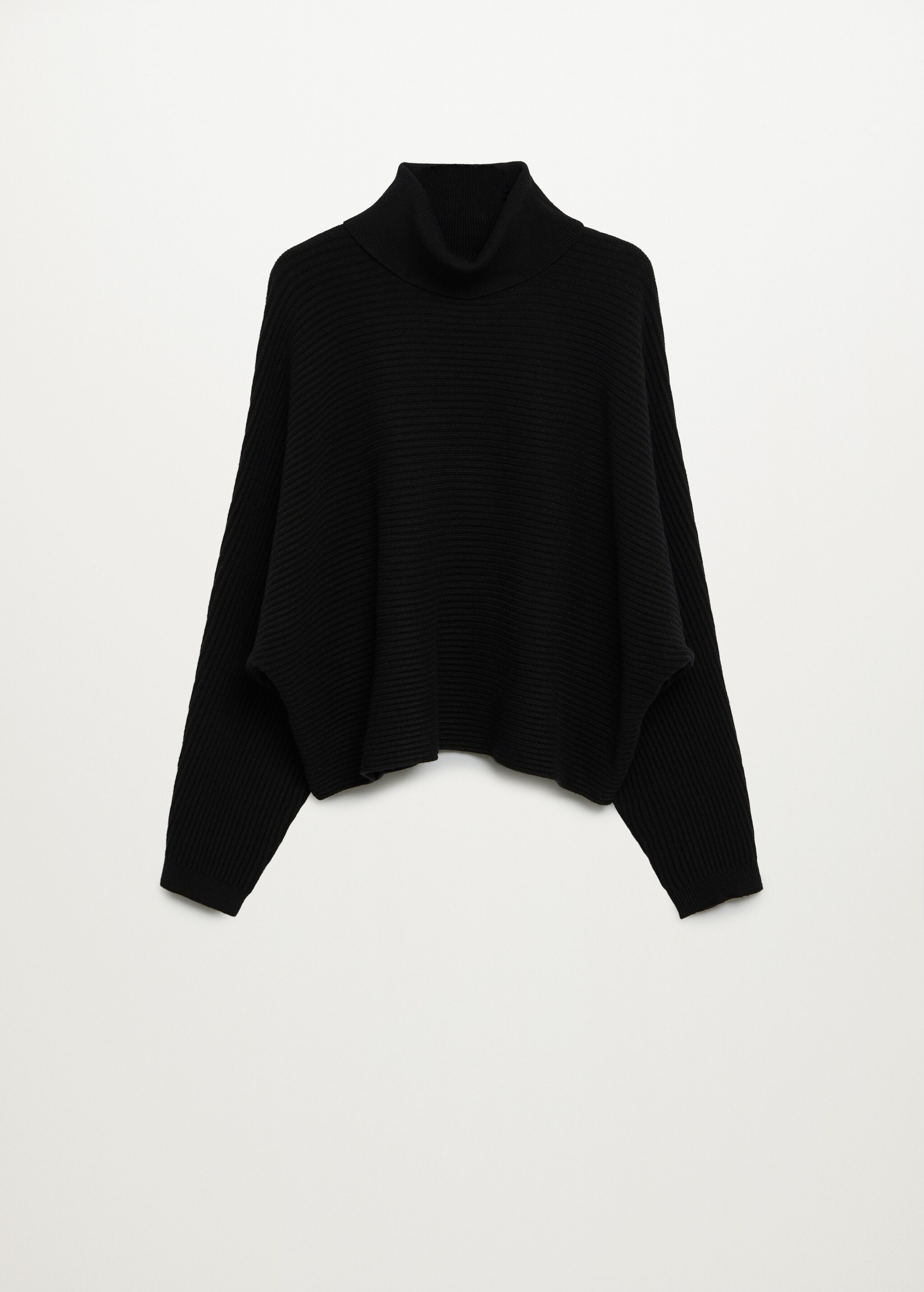 Jersey canalé cuello alto - Artículo sin modelo
