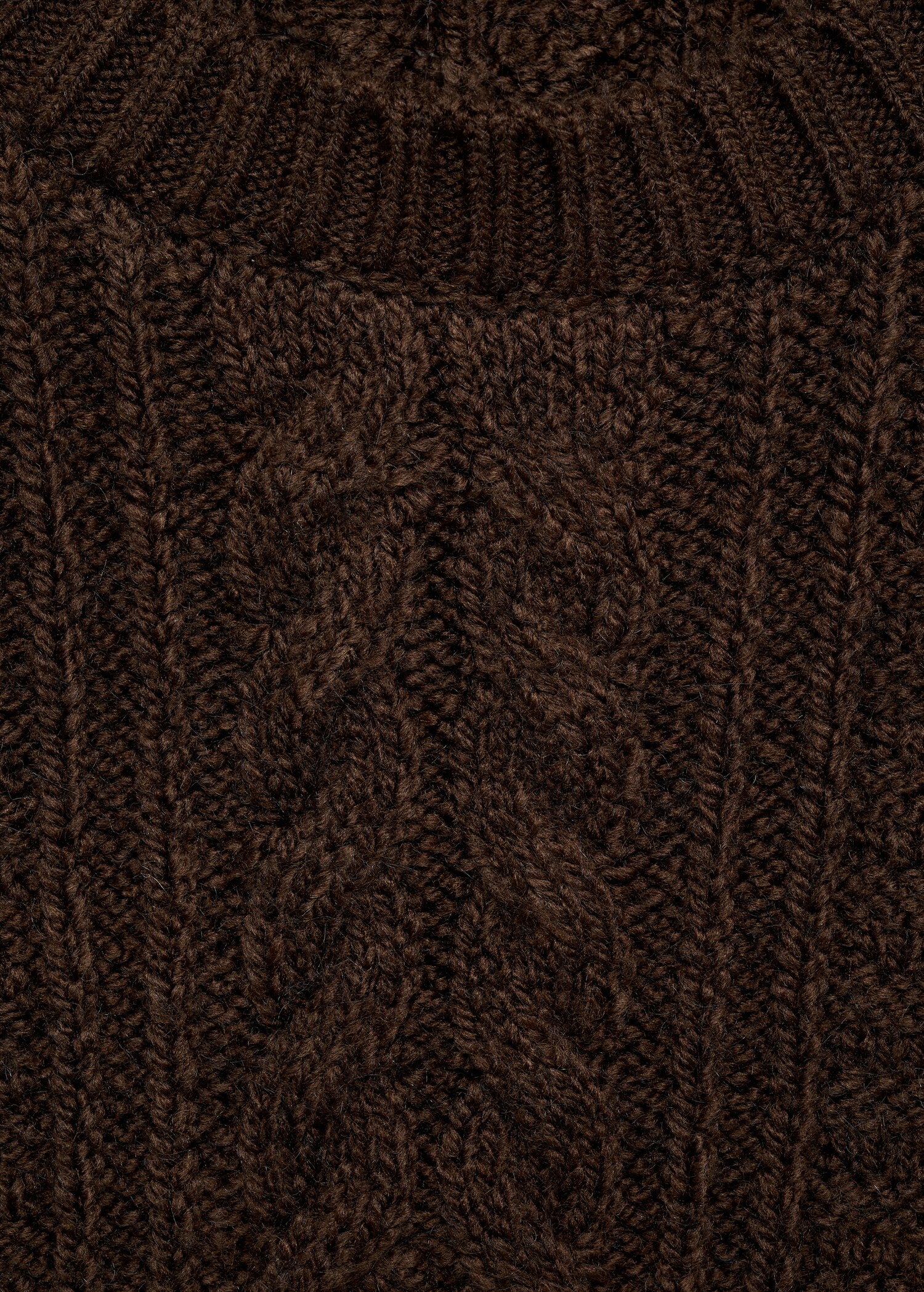Round-neck braided sweater - Details of the article 8