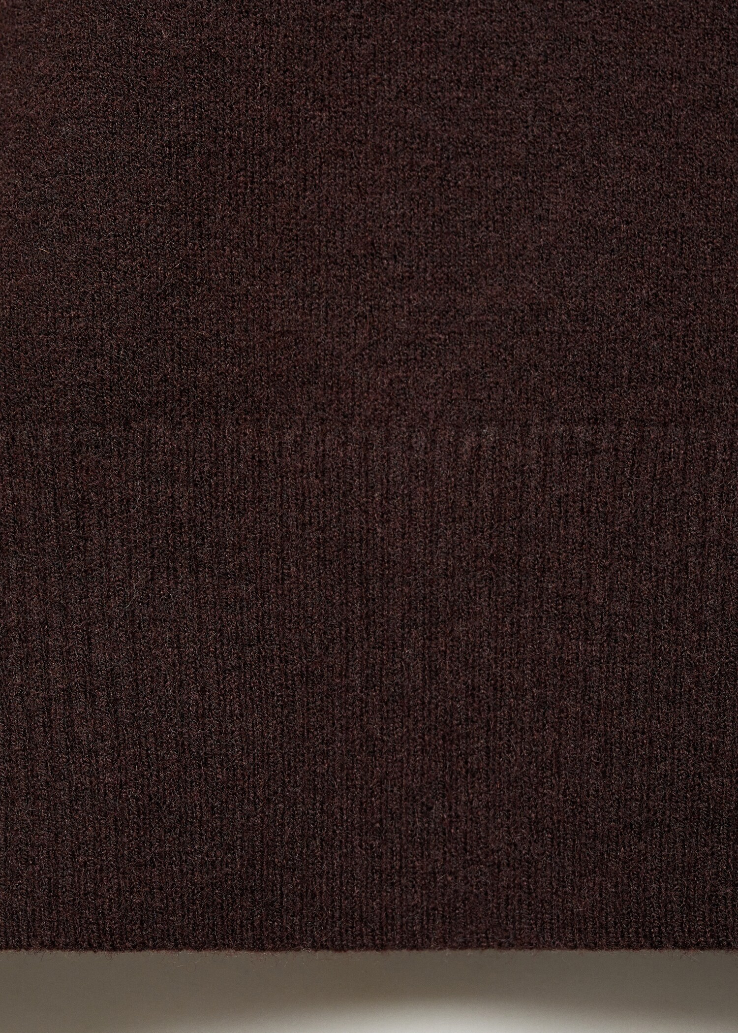 Perkins-neck short-sleeved sweater - Details of the article 0
