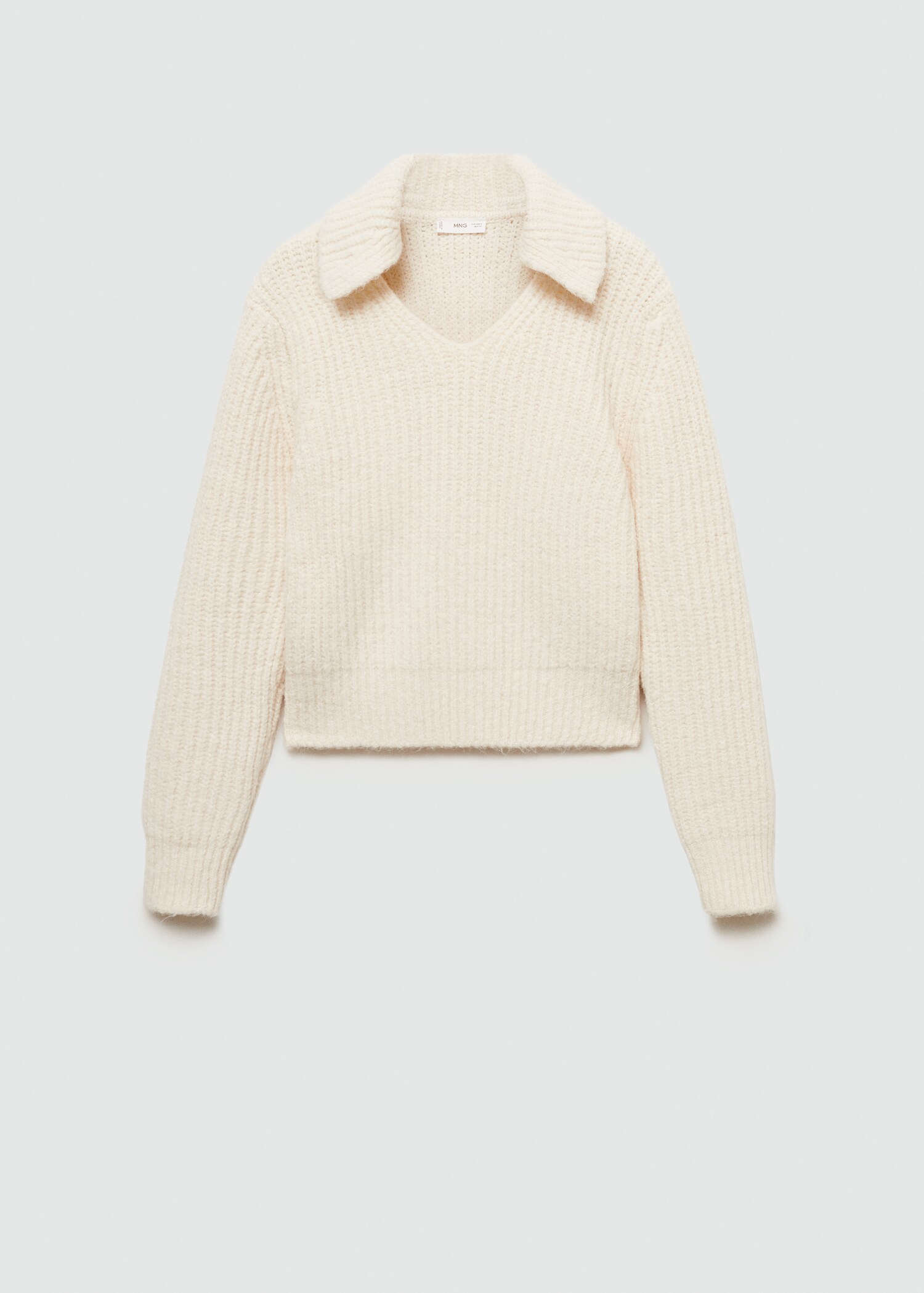 V-neck knit sweater - Article without model