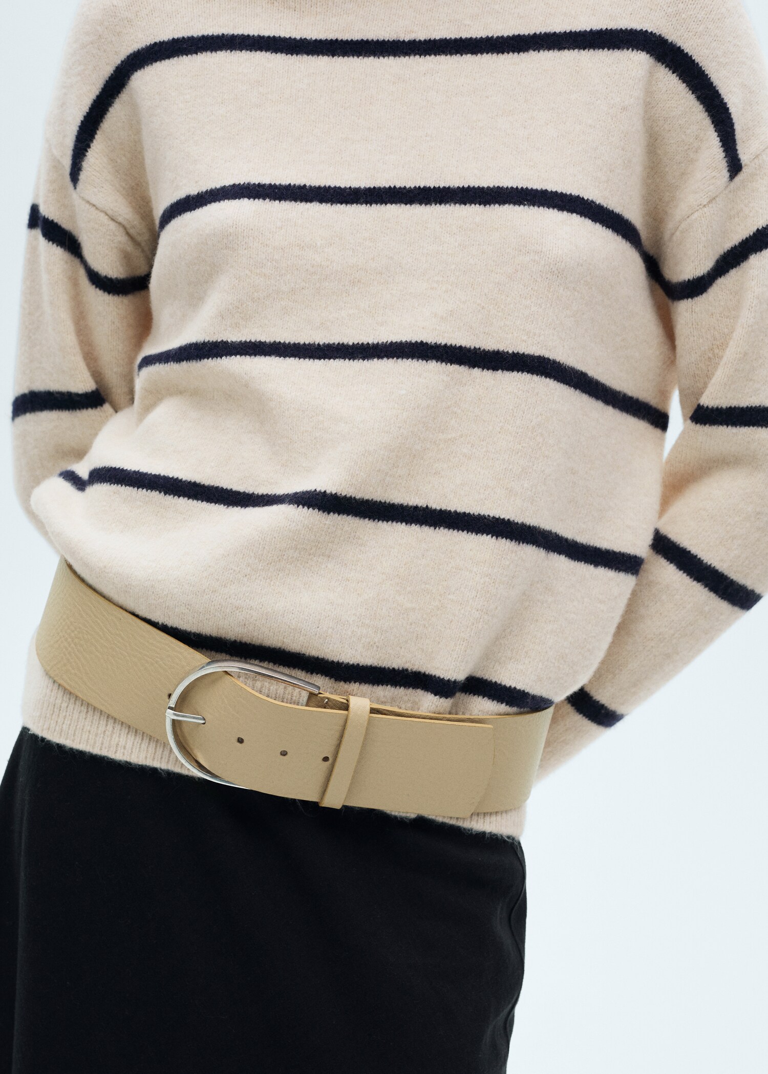Knit striped sweater - Details of the article 6