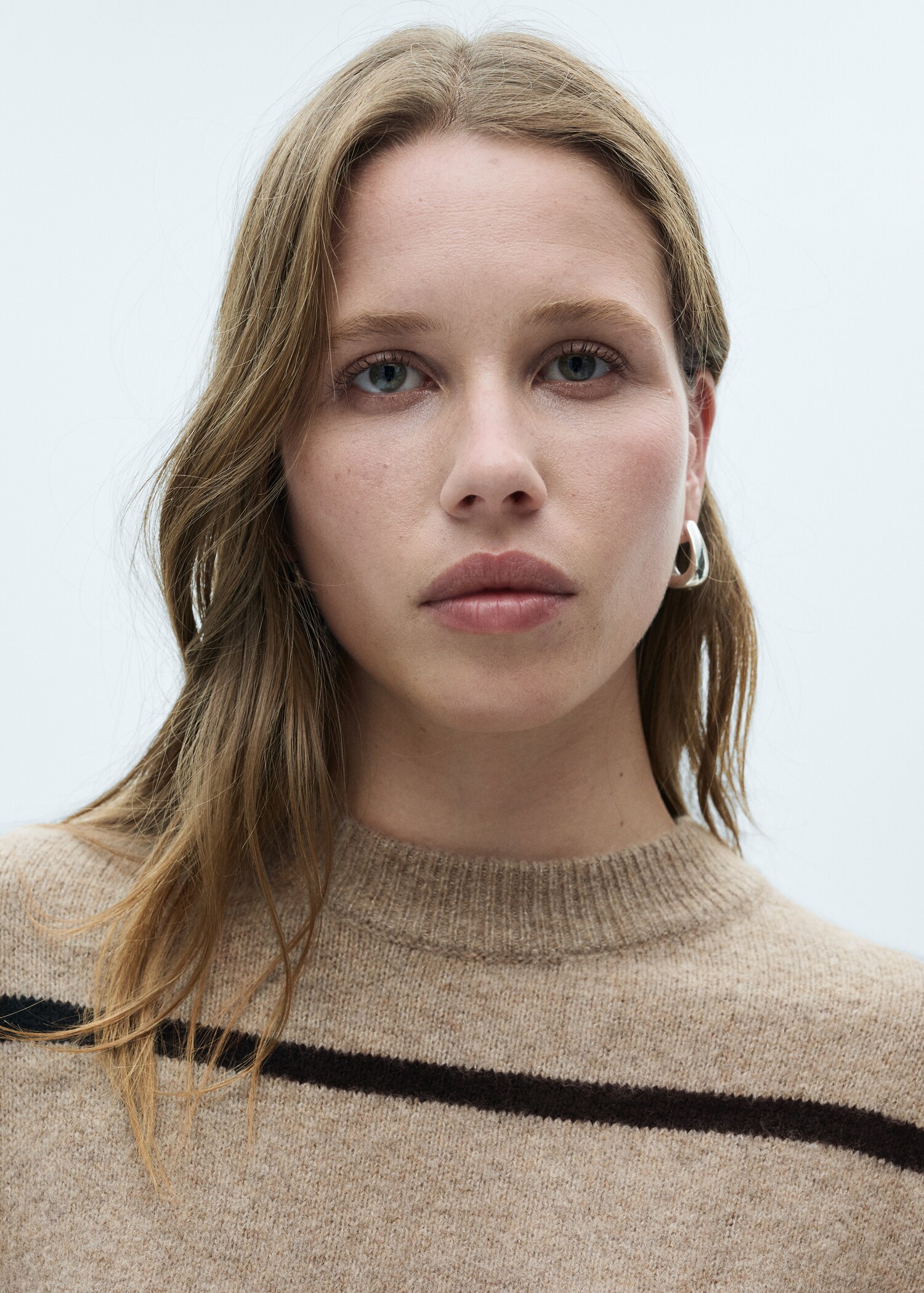 Knit striped sweater - Details of the article 1