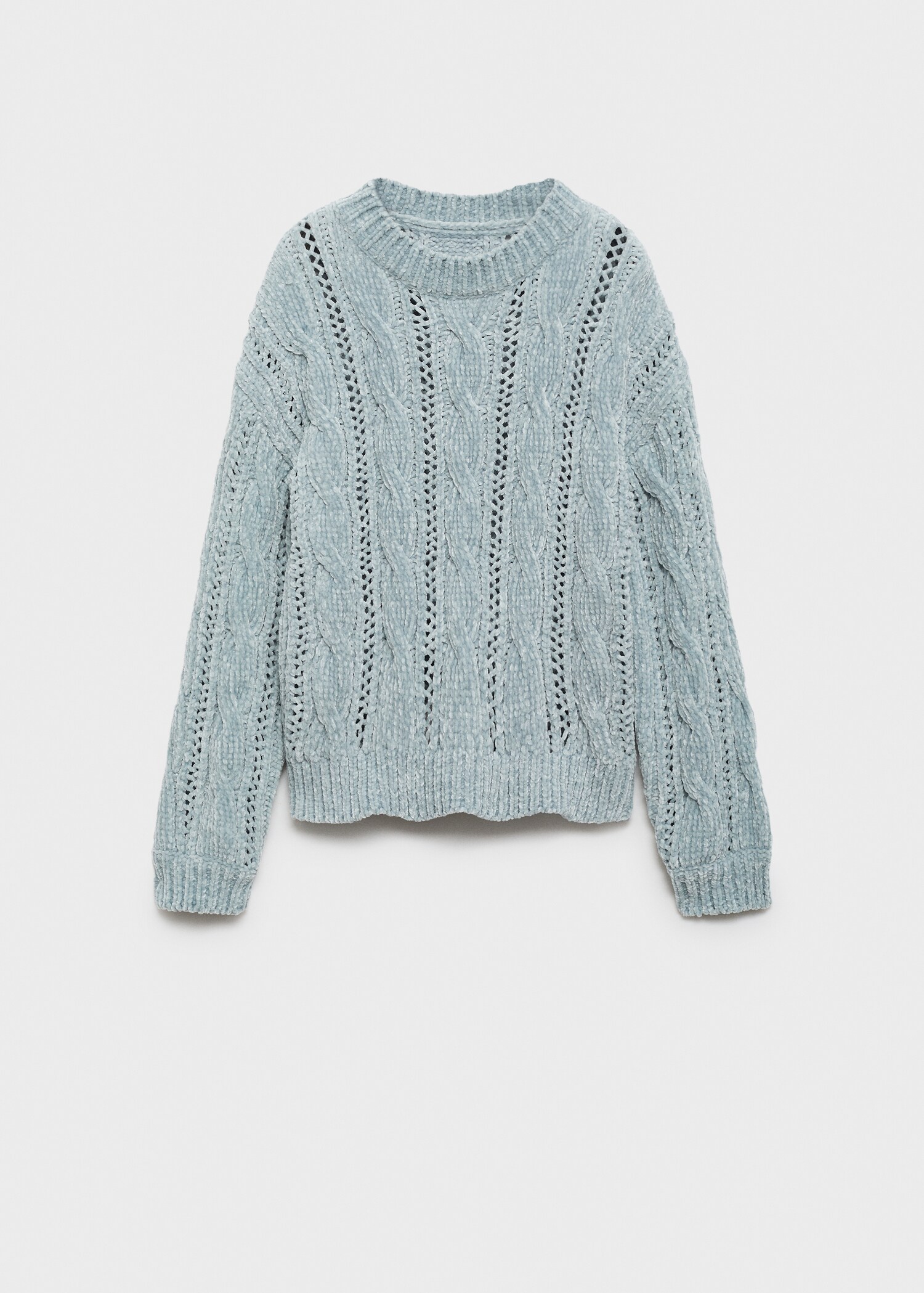 Braided knitted sweater - Article without model