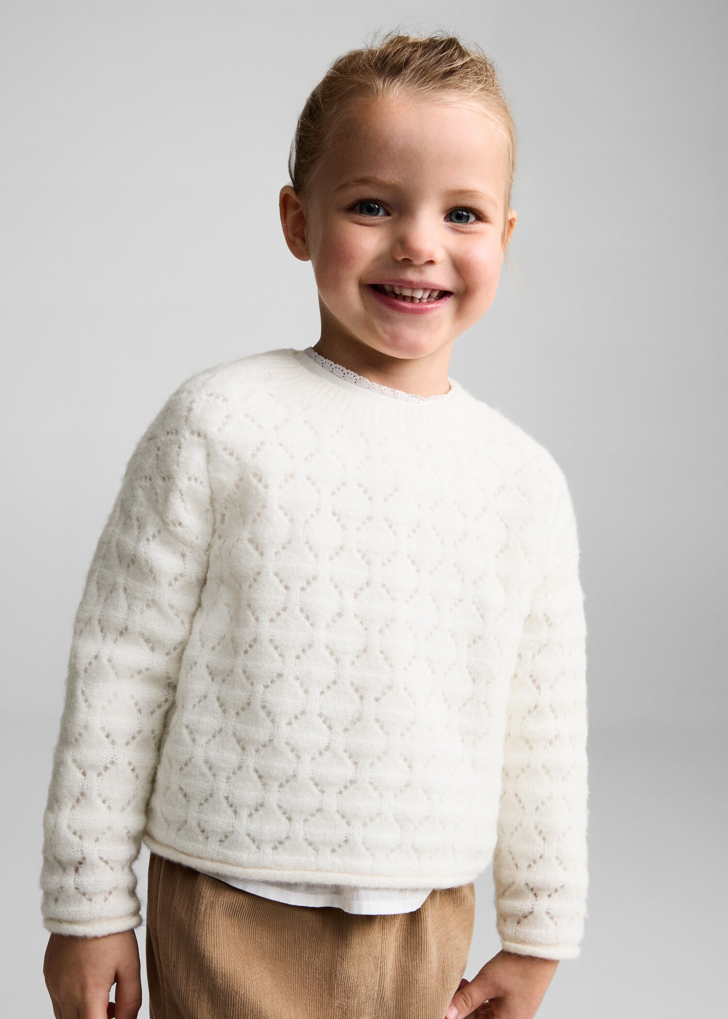 Openwork knit sweater - Medium plane