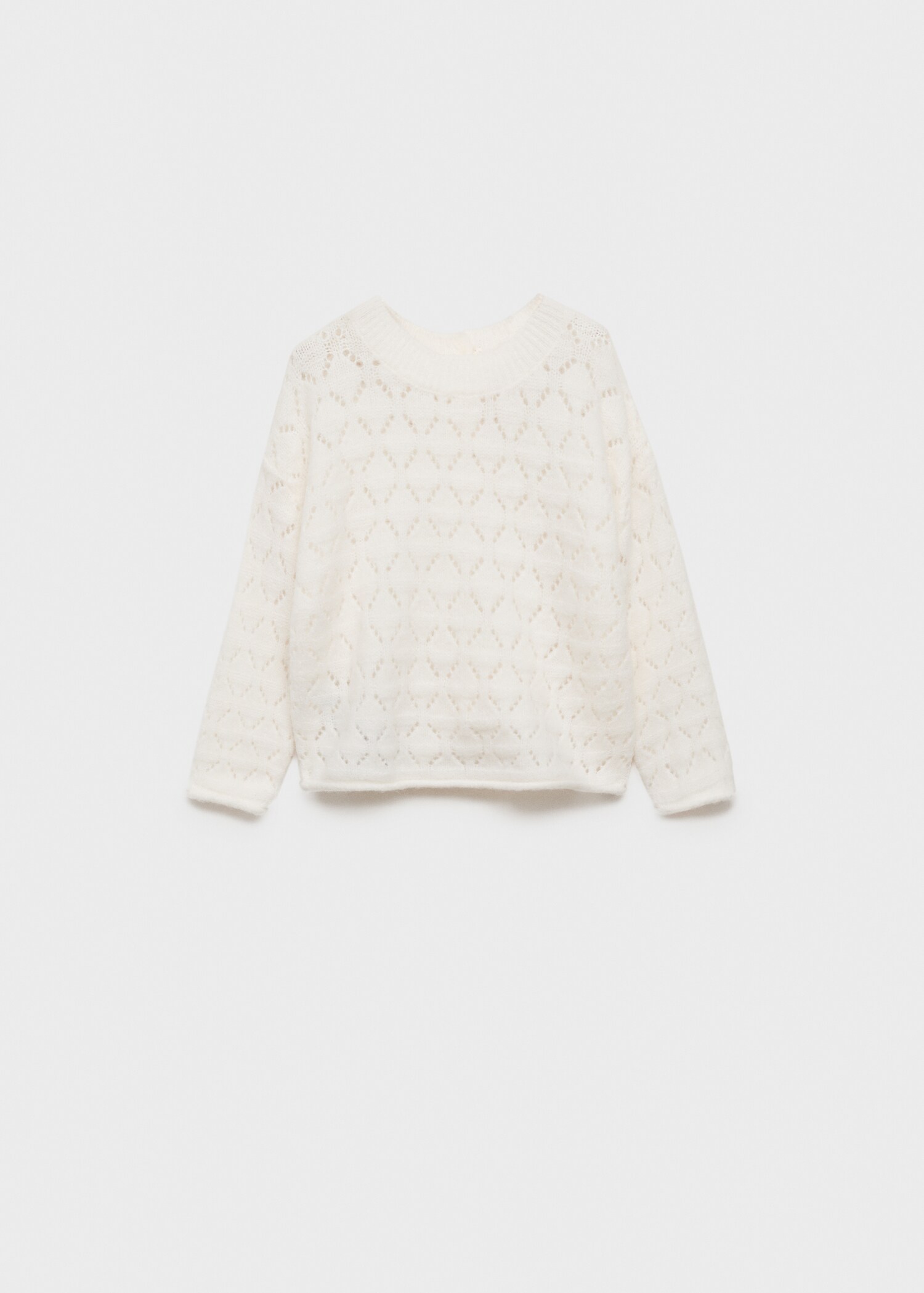 Openwork knit sweater - Article without model