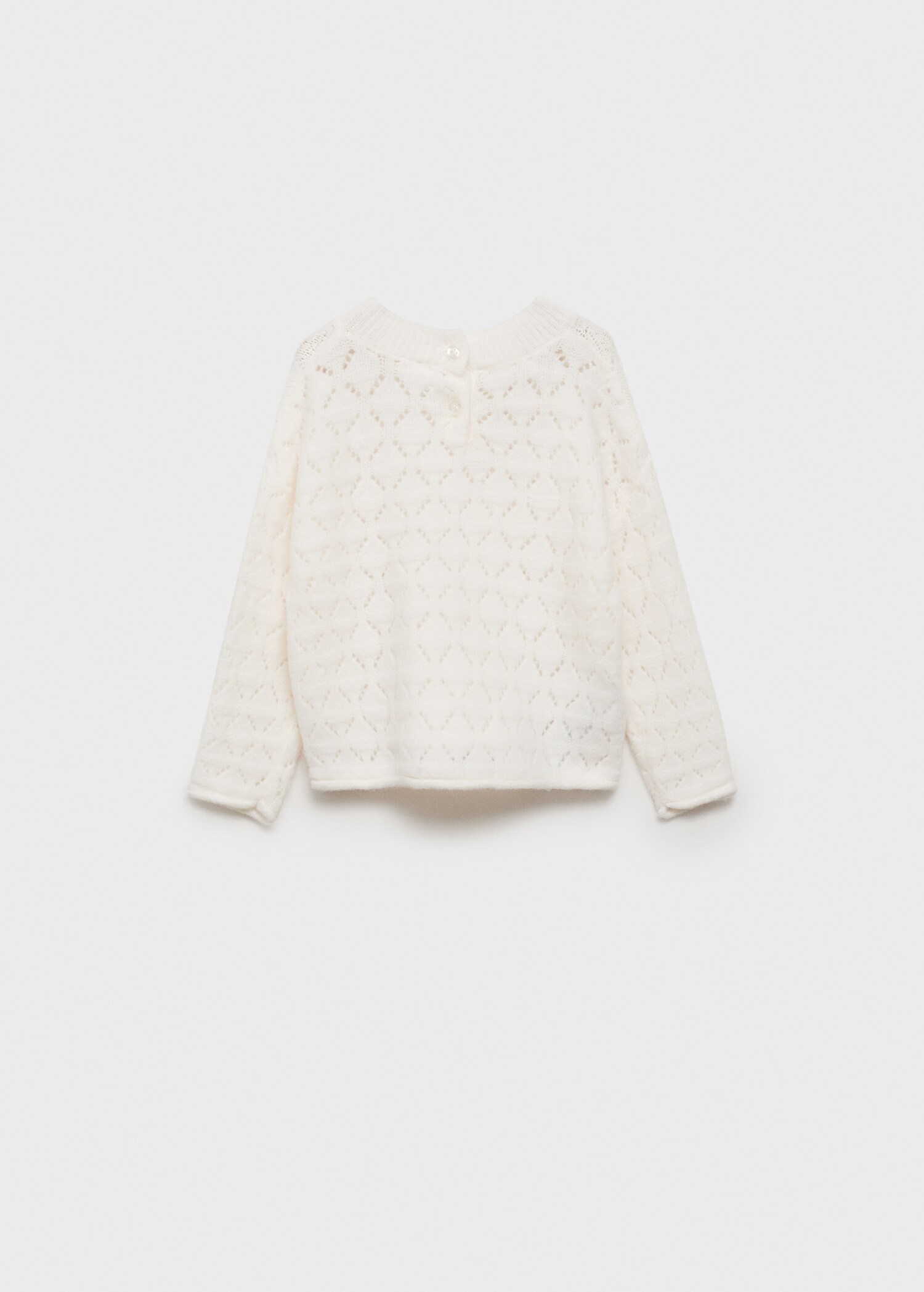 Openwork knit sweater - Reverse of the article