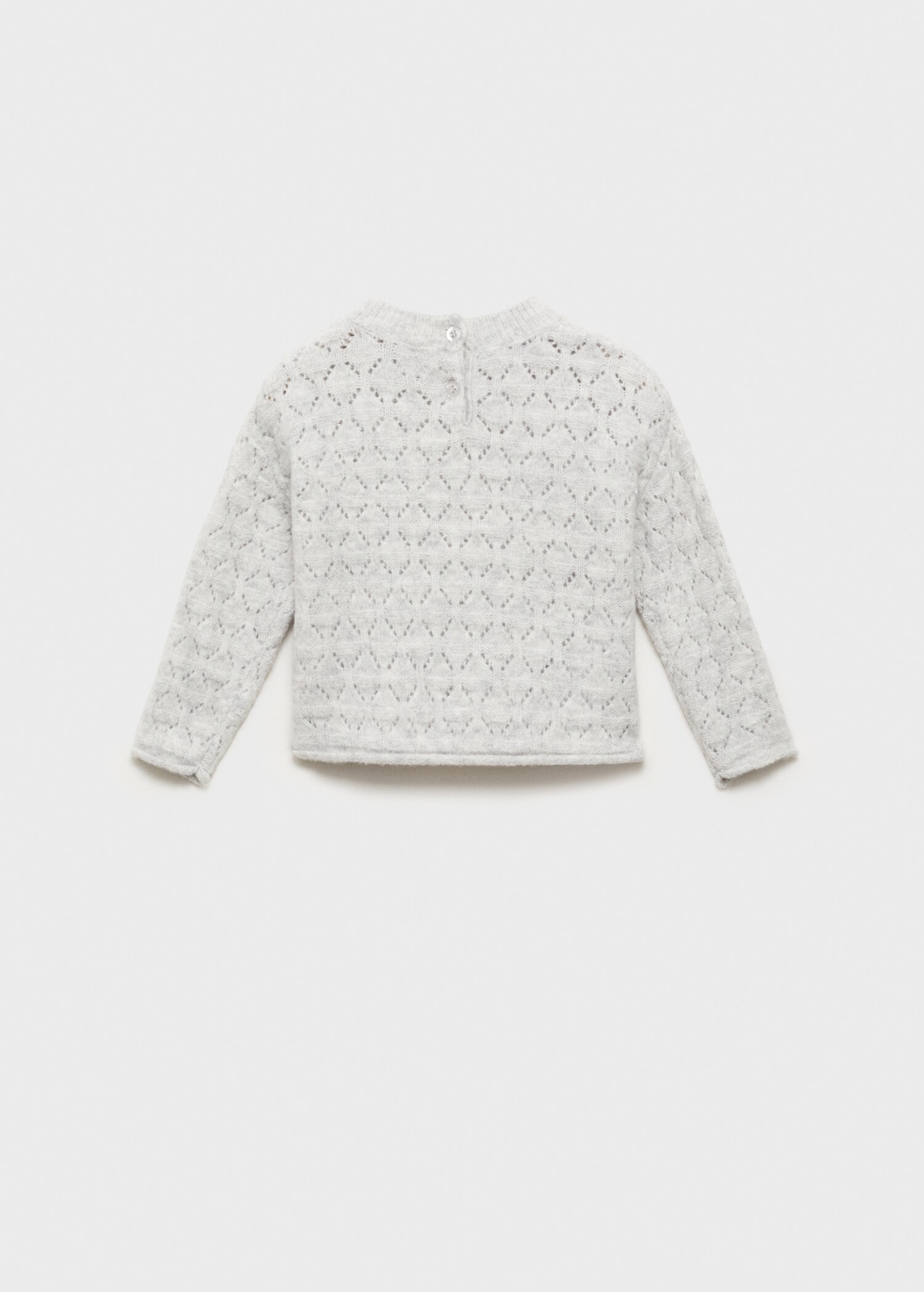 Openwork knit sweater - Reverse of the article