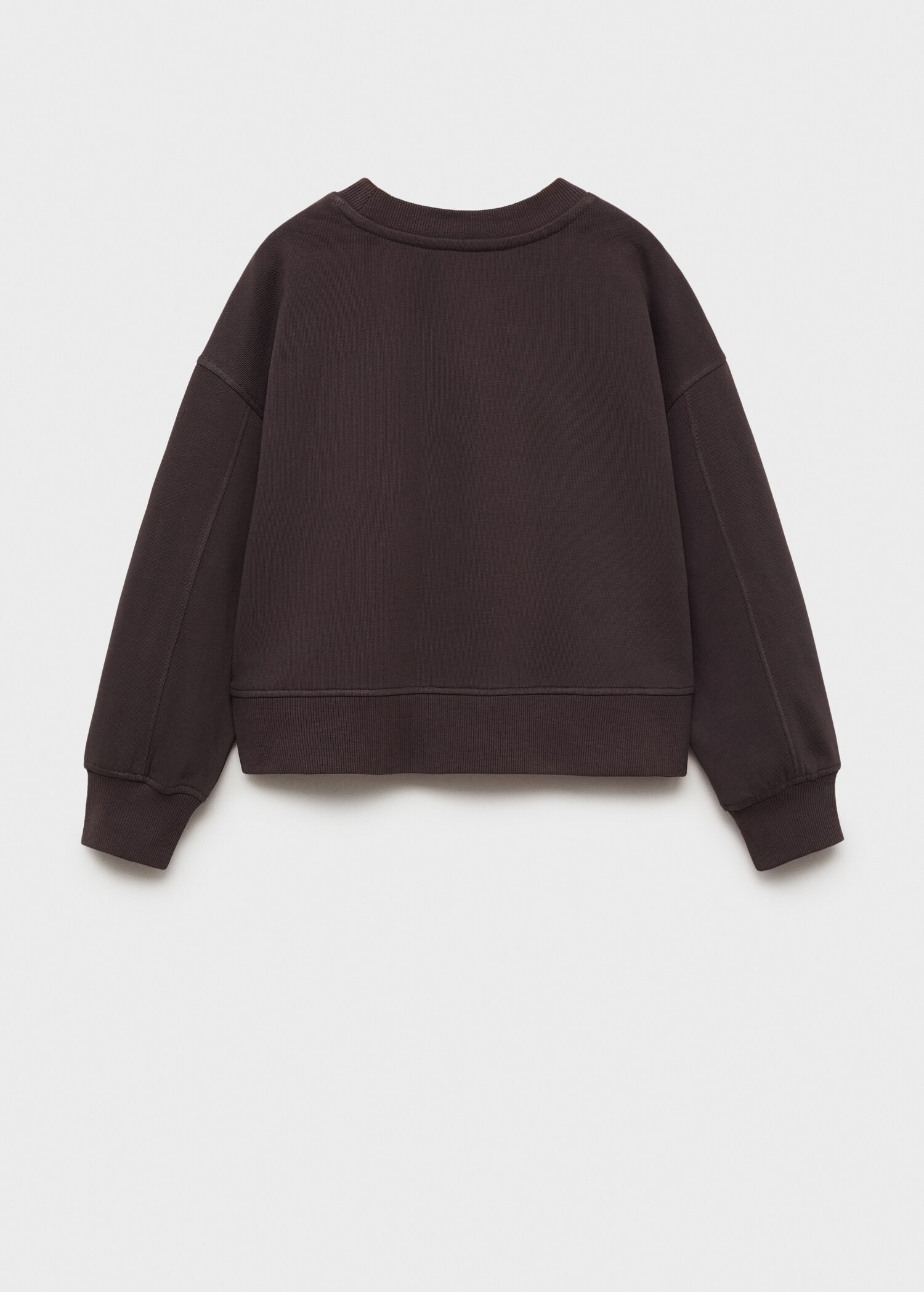 Sweat-shirt imprimé broderie - Verso de l’article