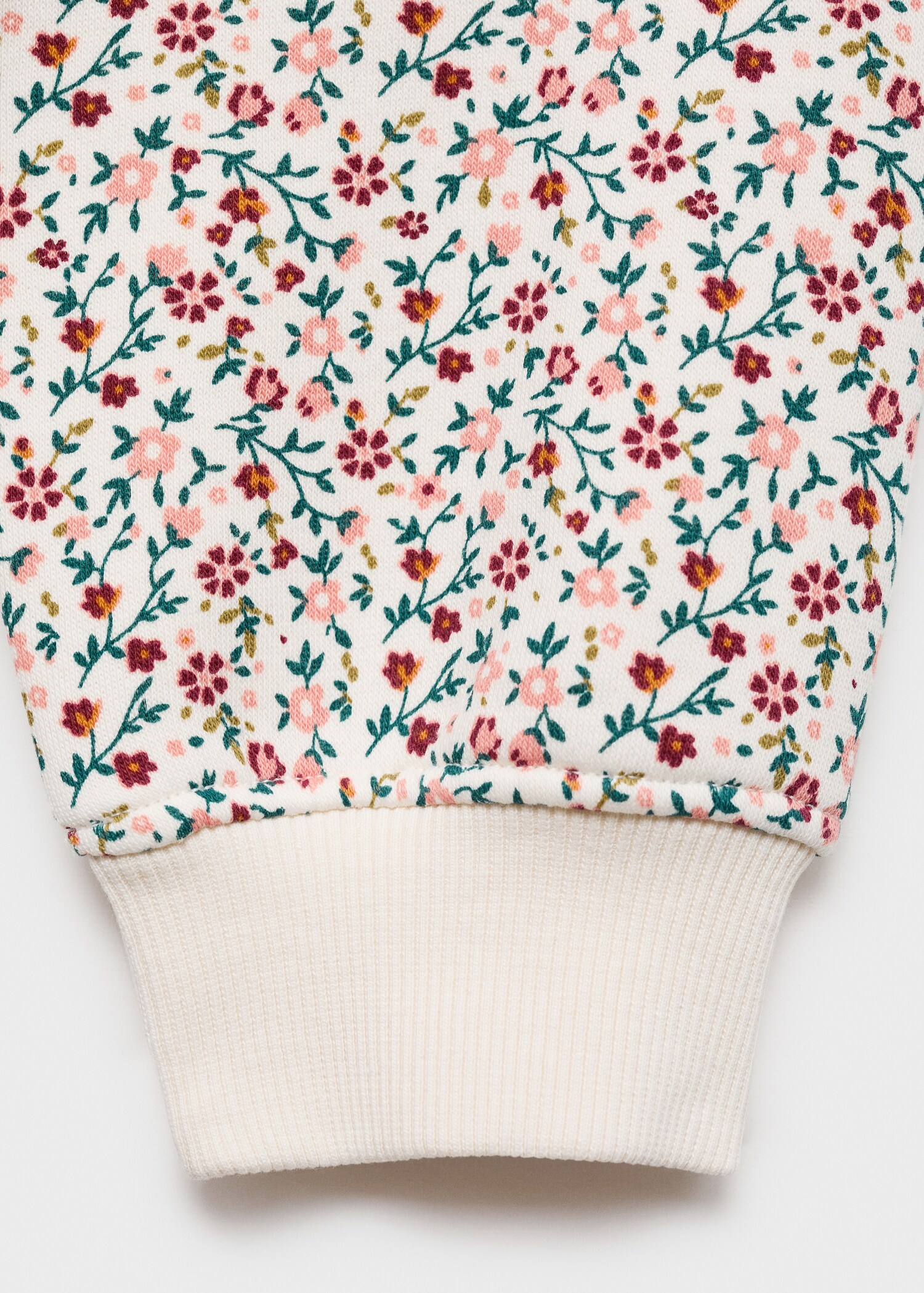 Sweatshirt mit Blumenmuster - Detail des Artikels 0