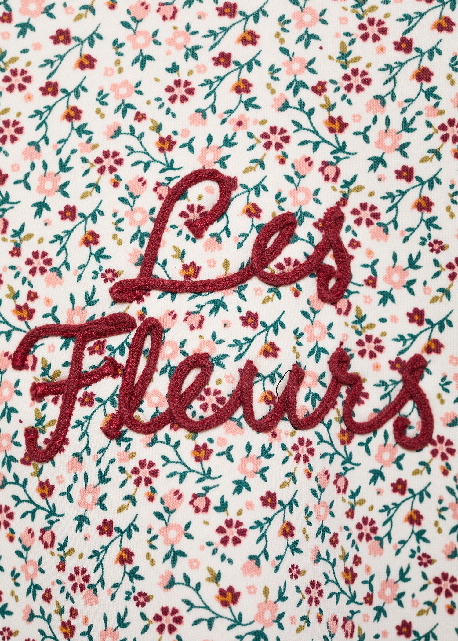 Sweatshirt mit Blumenmuster - Detail des Artikels 8