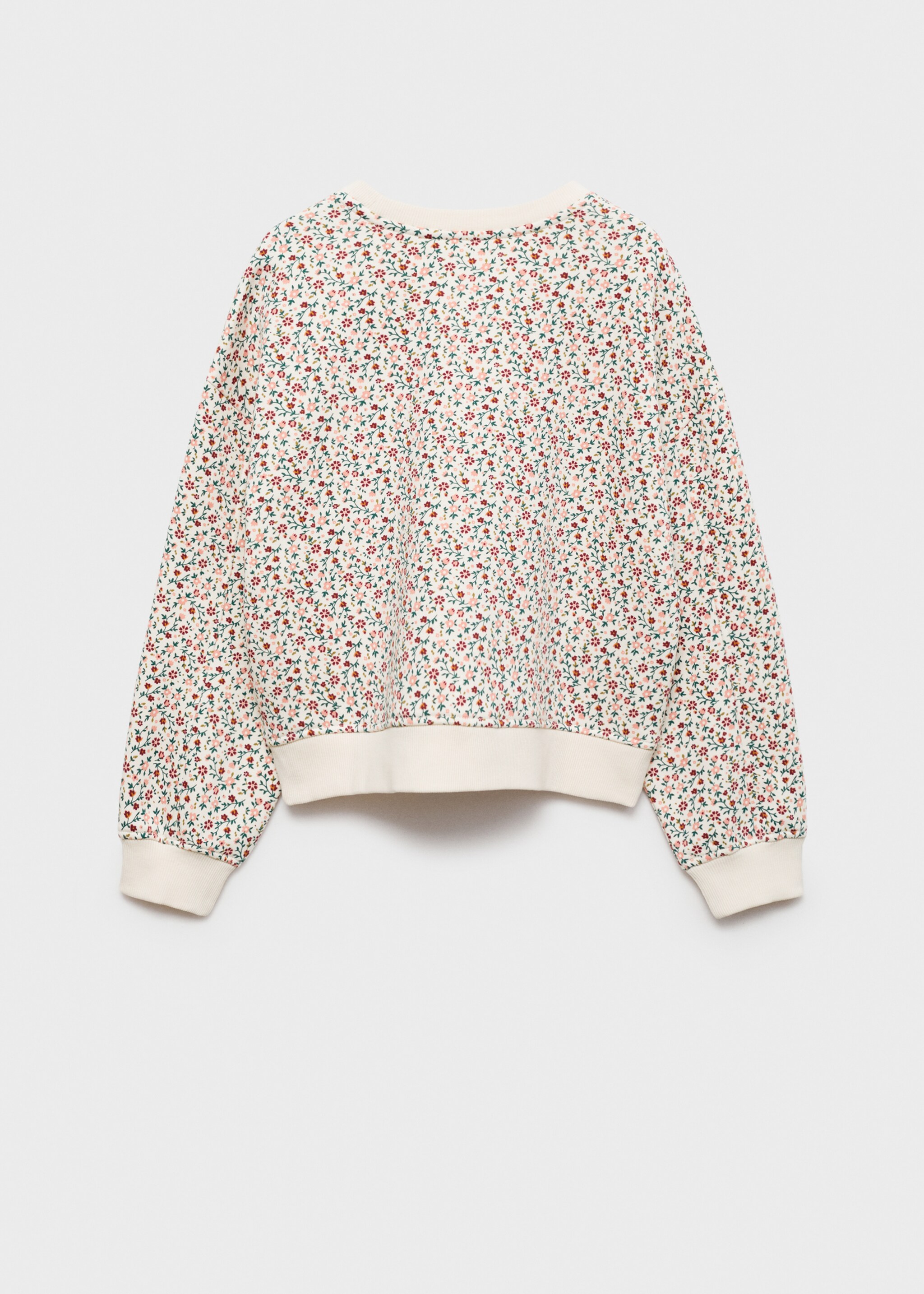 Virágos sweatshirt - A cikk hátulja