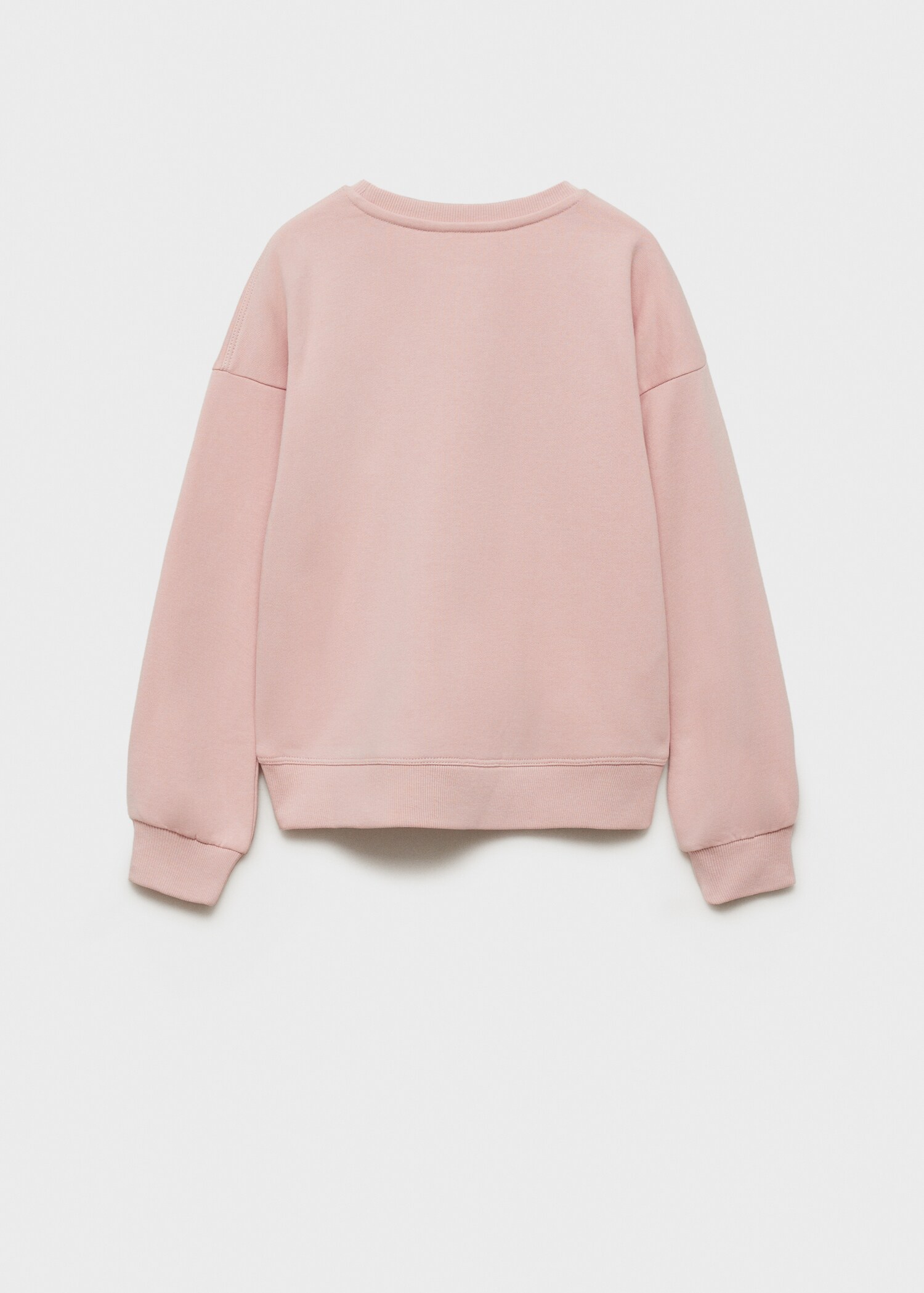 Gemustertes Baumwoll-Sweatshirt - Rückseite des Artikels