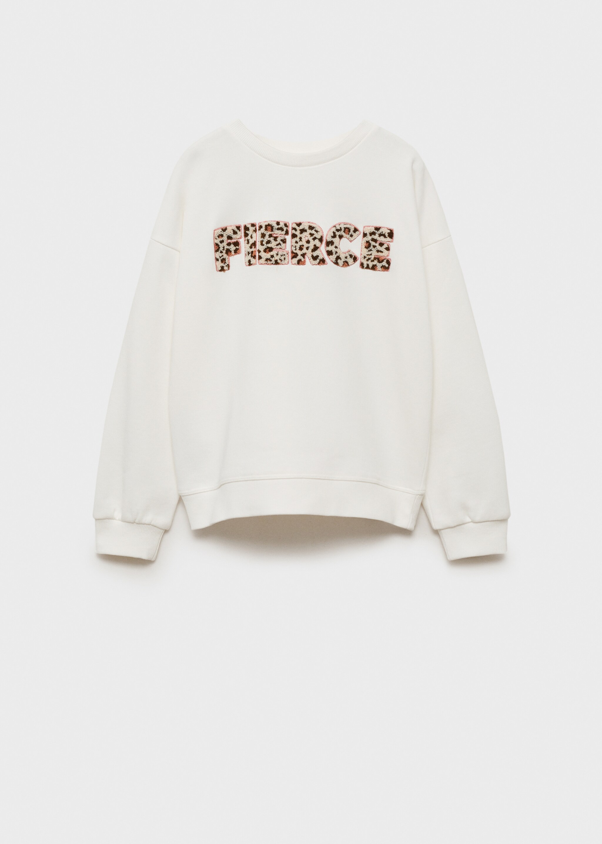 Sweat-shirt coton détails brodés - Article sans modèle