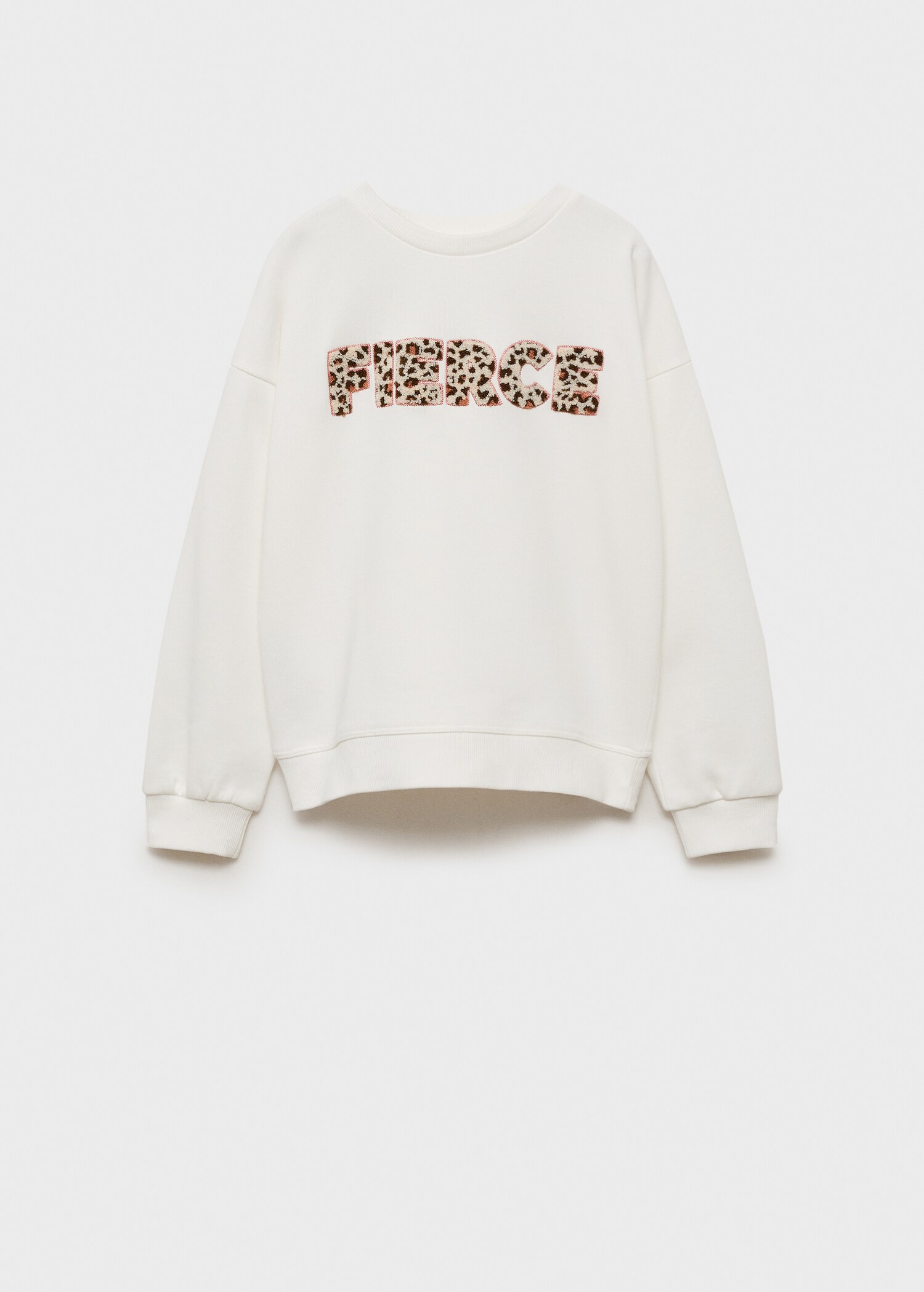 Sweat-shirt coton détails brodés - Article sans modèle