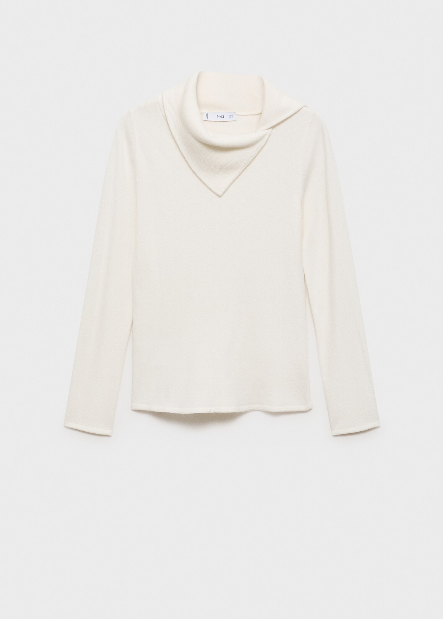 Jersey punto cuello solapa - Artículo sin modelo