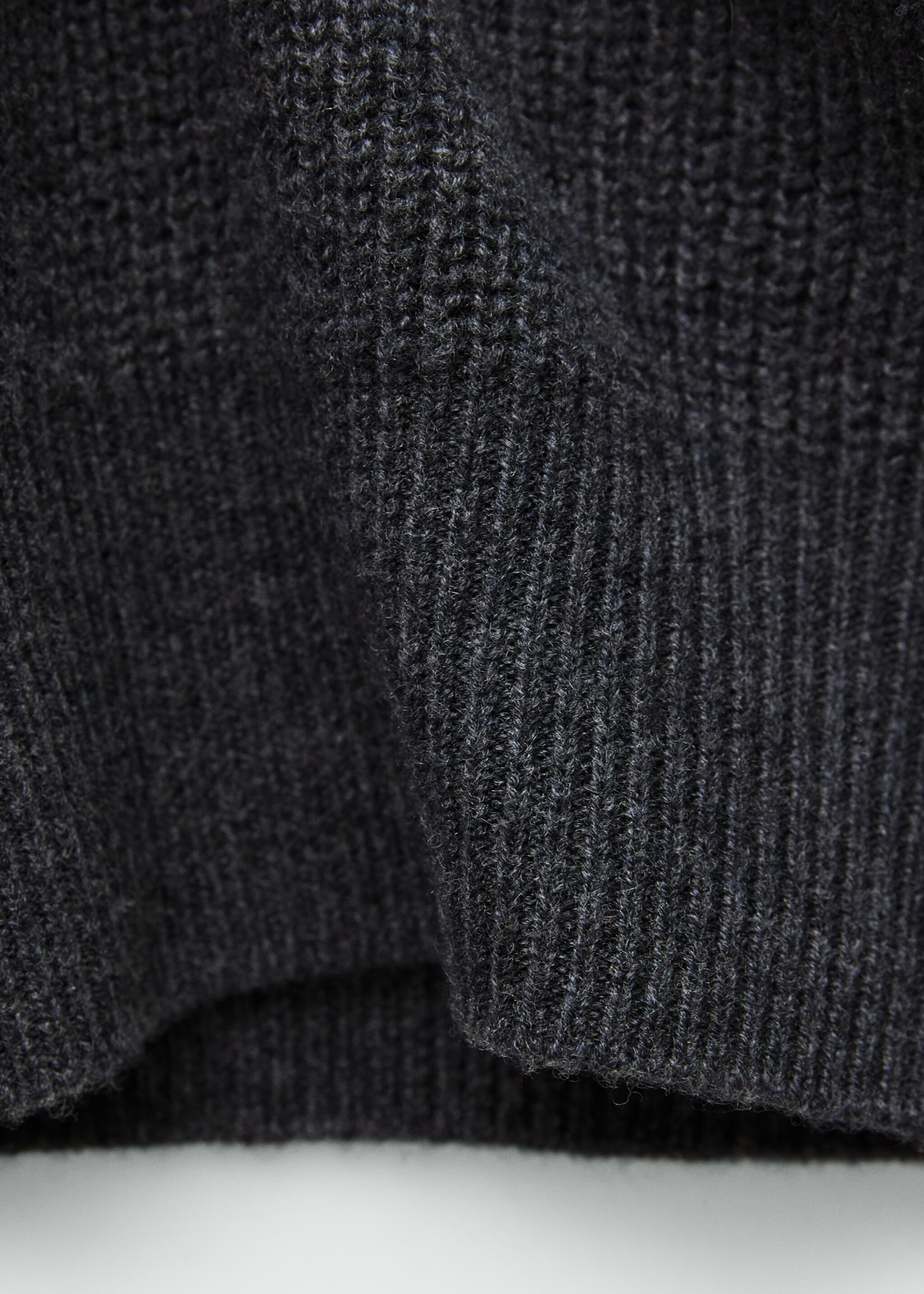 Oversized-Baumwollpullover - Detail des Artikels 0, Anthrazit. Ref: 77007722-00.
