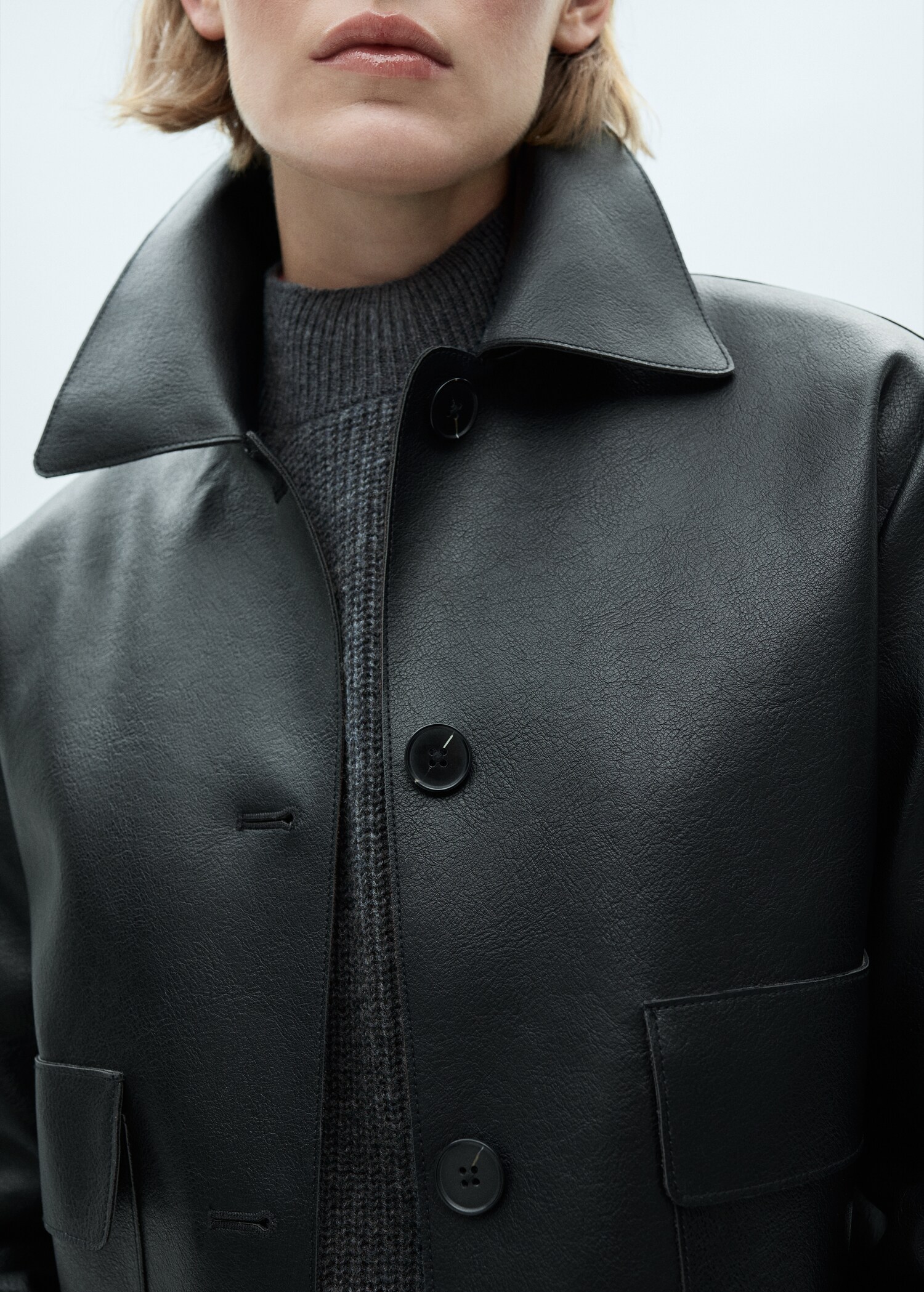 Pull-over en laine oversize - Détail de l'article 1