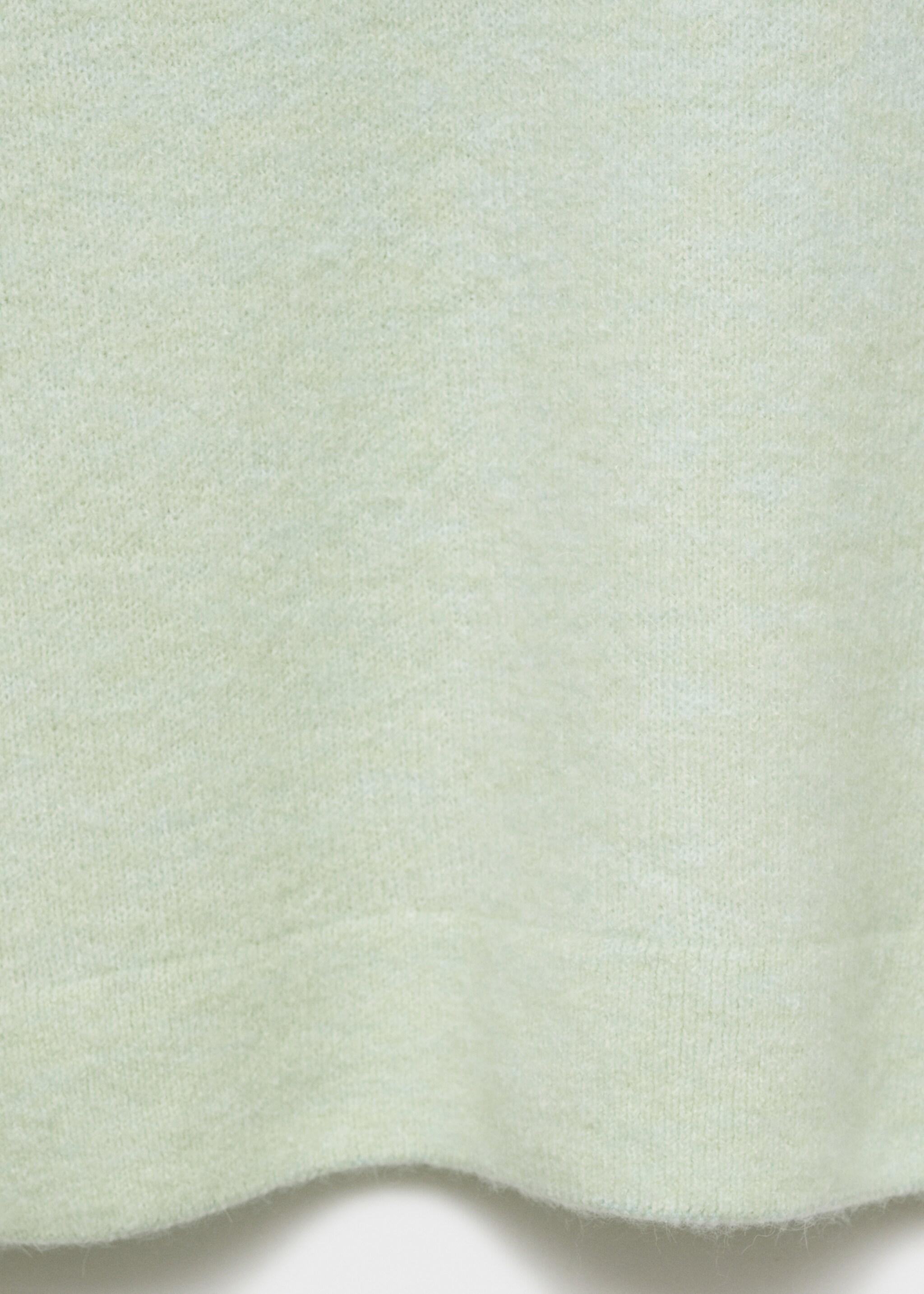 Oversized V-neck sweater - Details of the article 0, Aqua Green. Ref: 77007726-00.