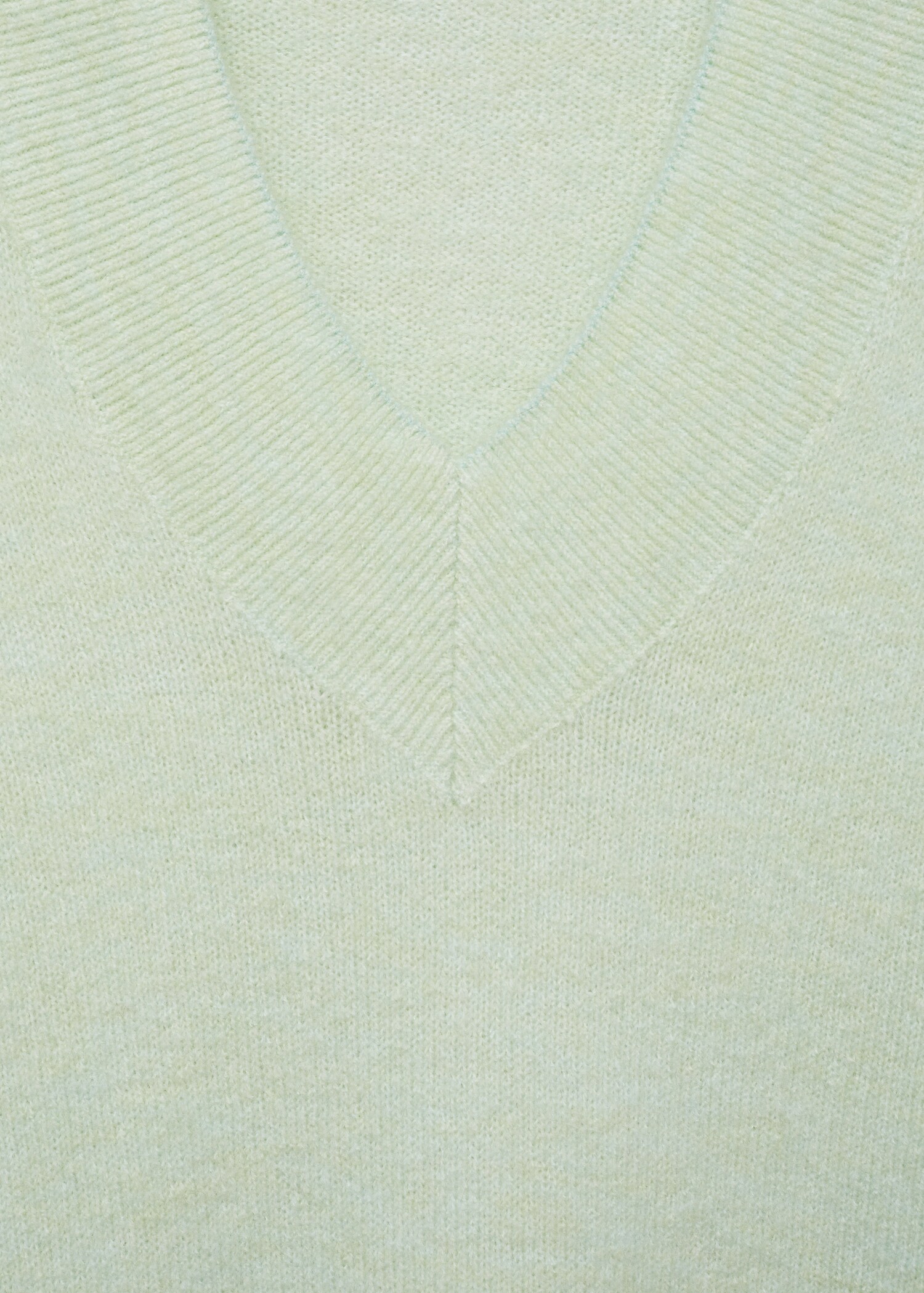 Oversized V-neck sweater - Details of the article 8