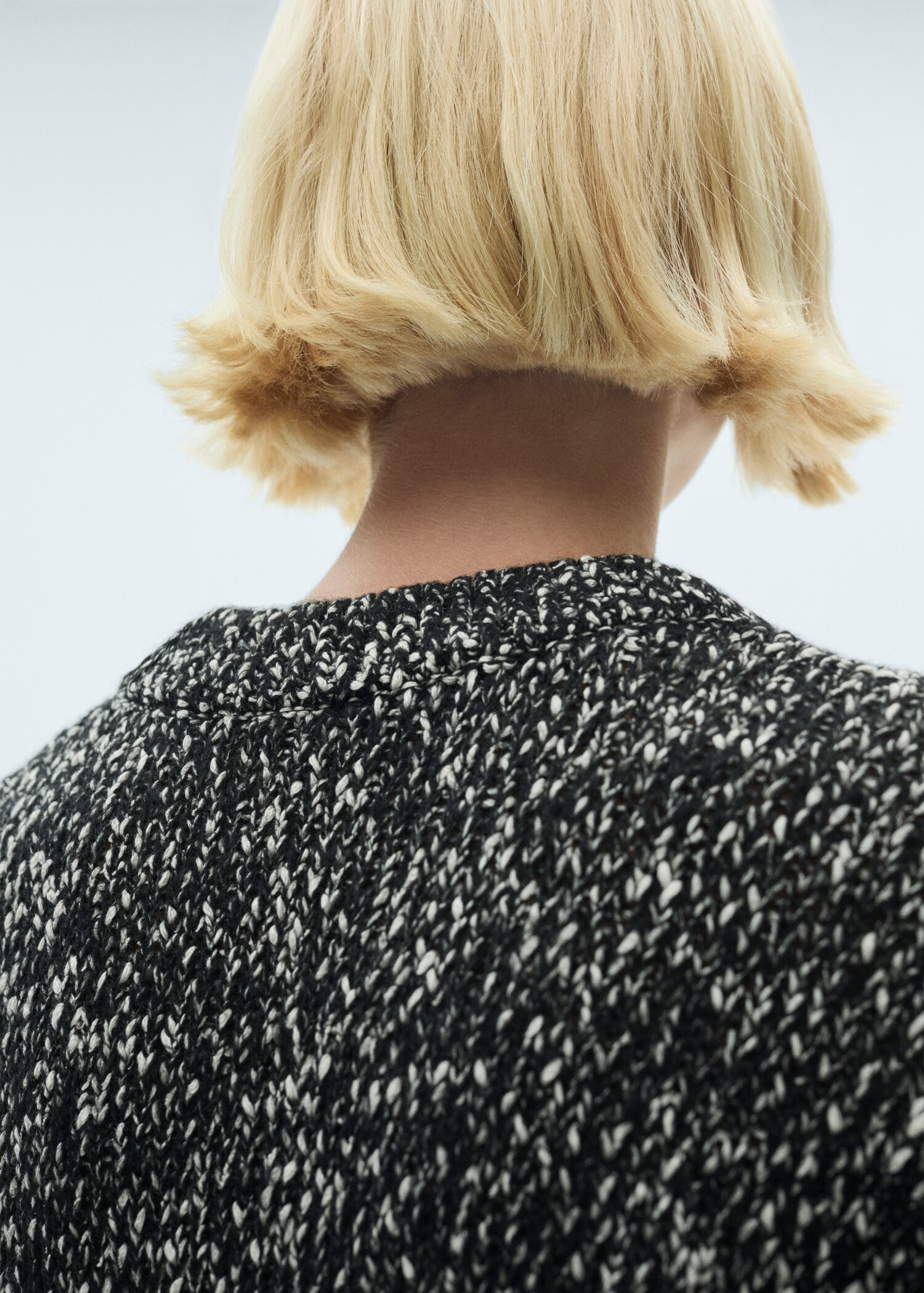 Mottled round-neck sweater - Details of the article 1