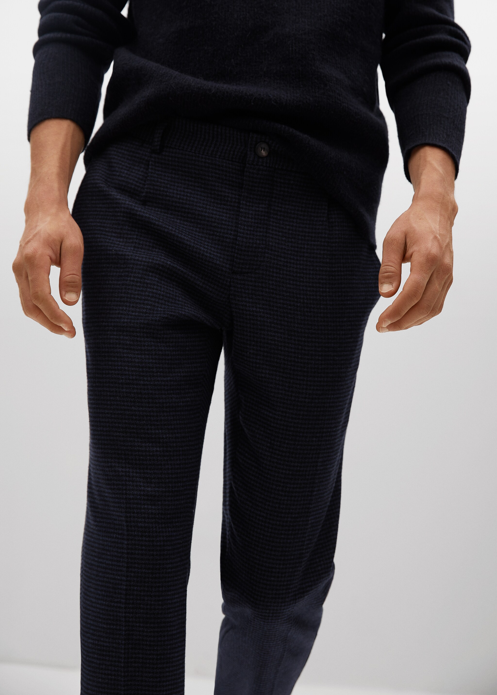 Pantalón lana micro pata de gallo - Detalle del artículo 1