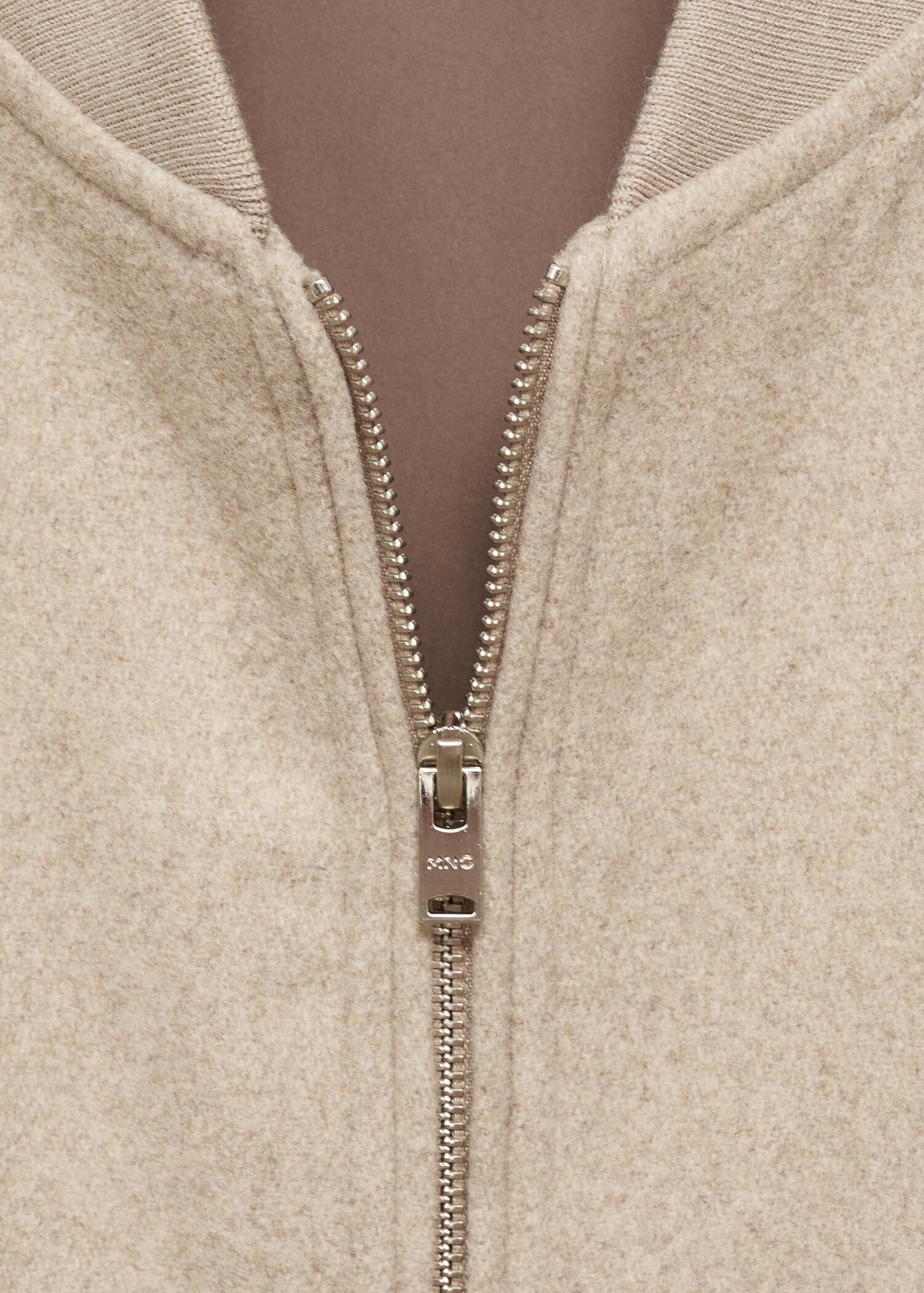 Recycled-wool bomber jacket - Details of the article 8