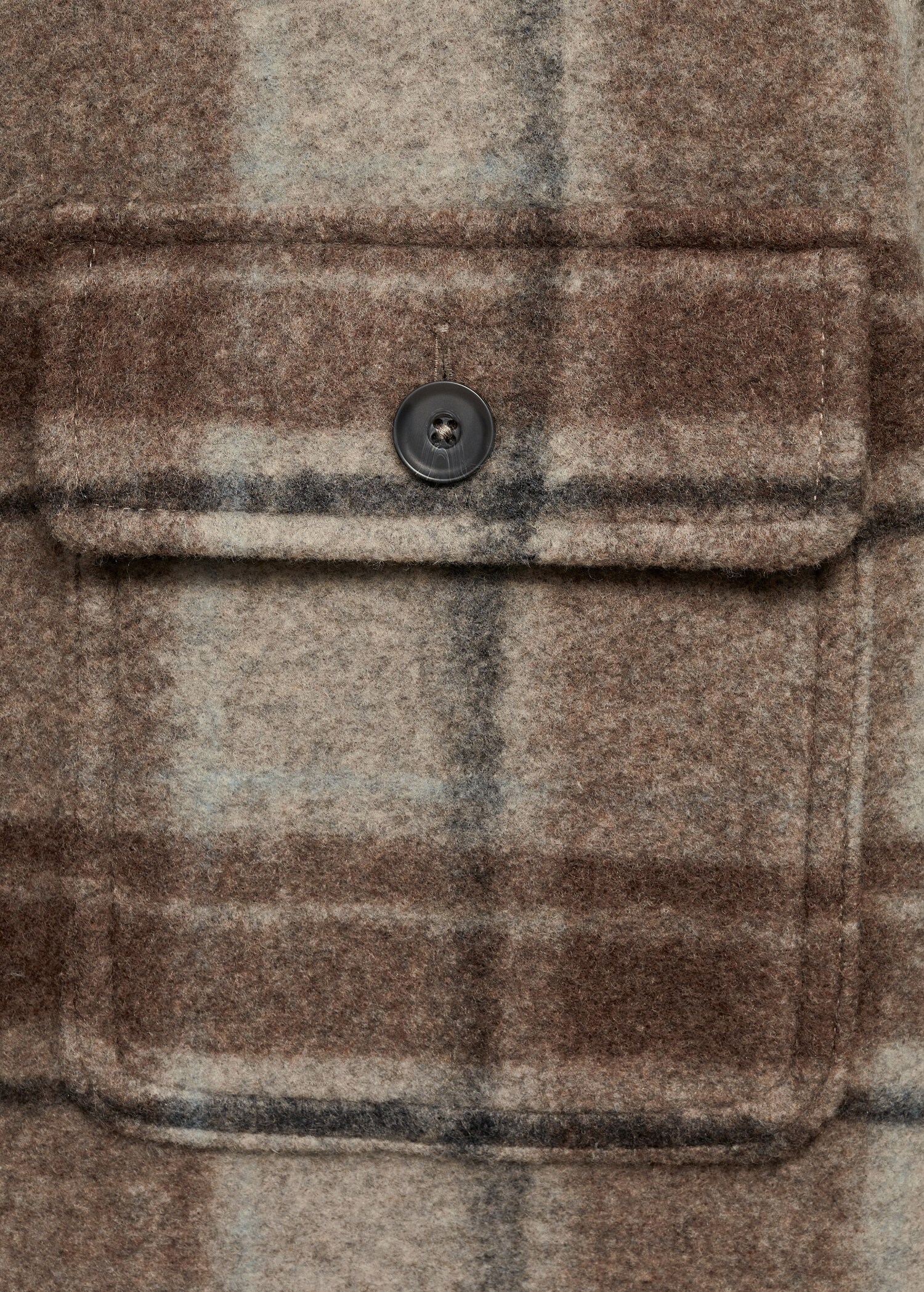 Kariertes Flanell-Overshirt - Detail des Artikels 0