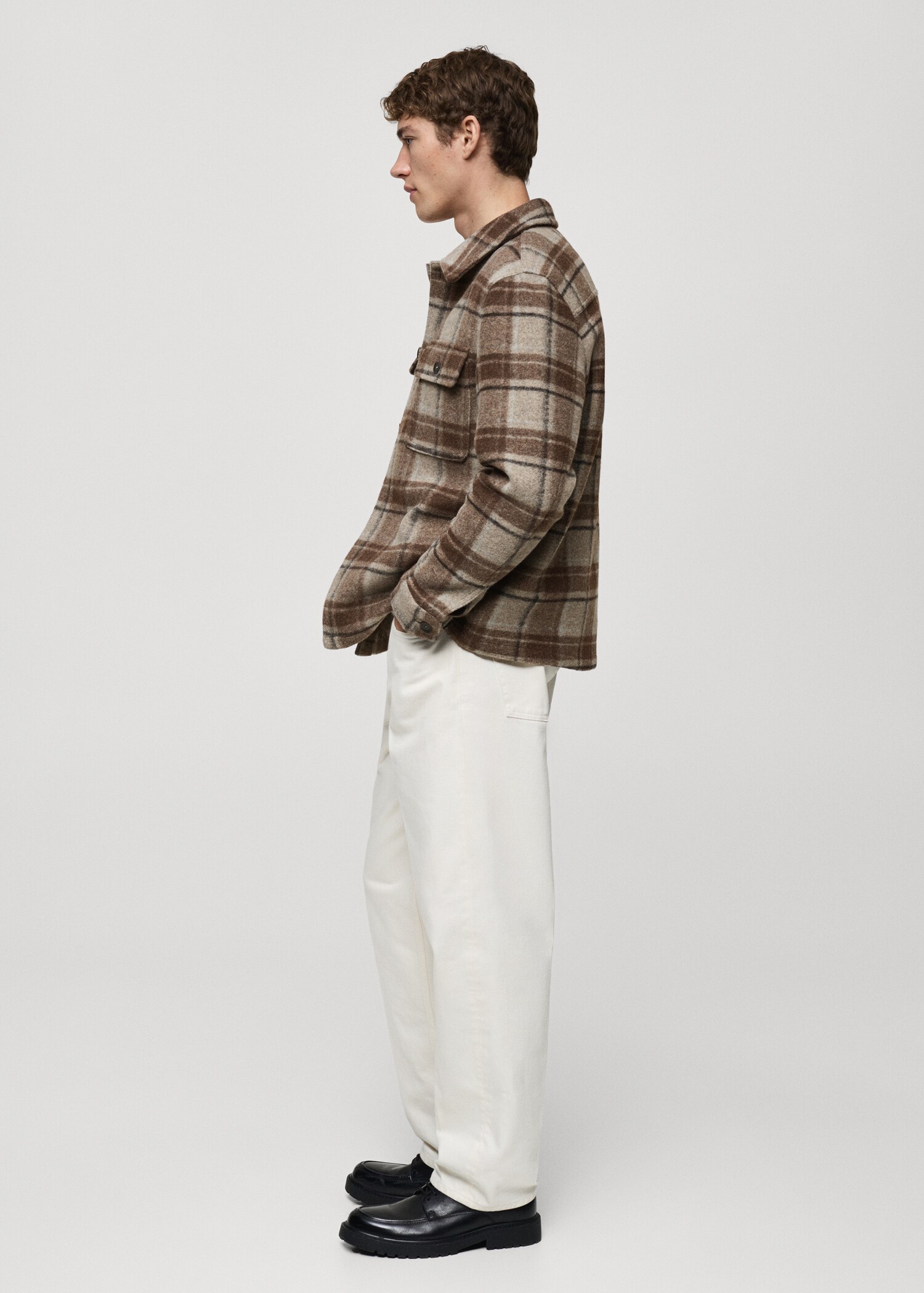 Kariertes Flanell-Overshirt - Detail des Artikels 2