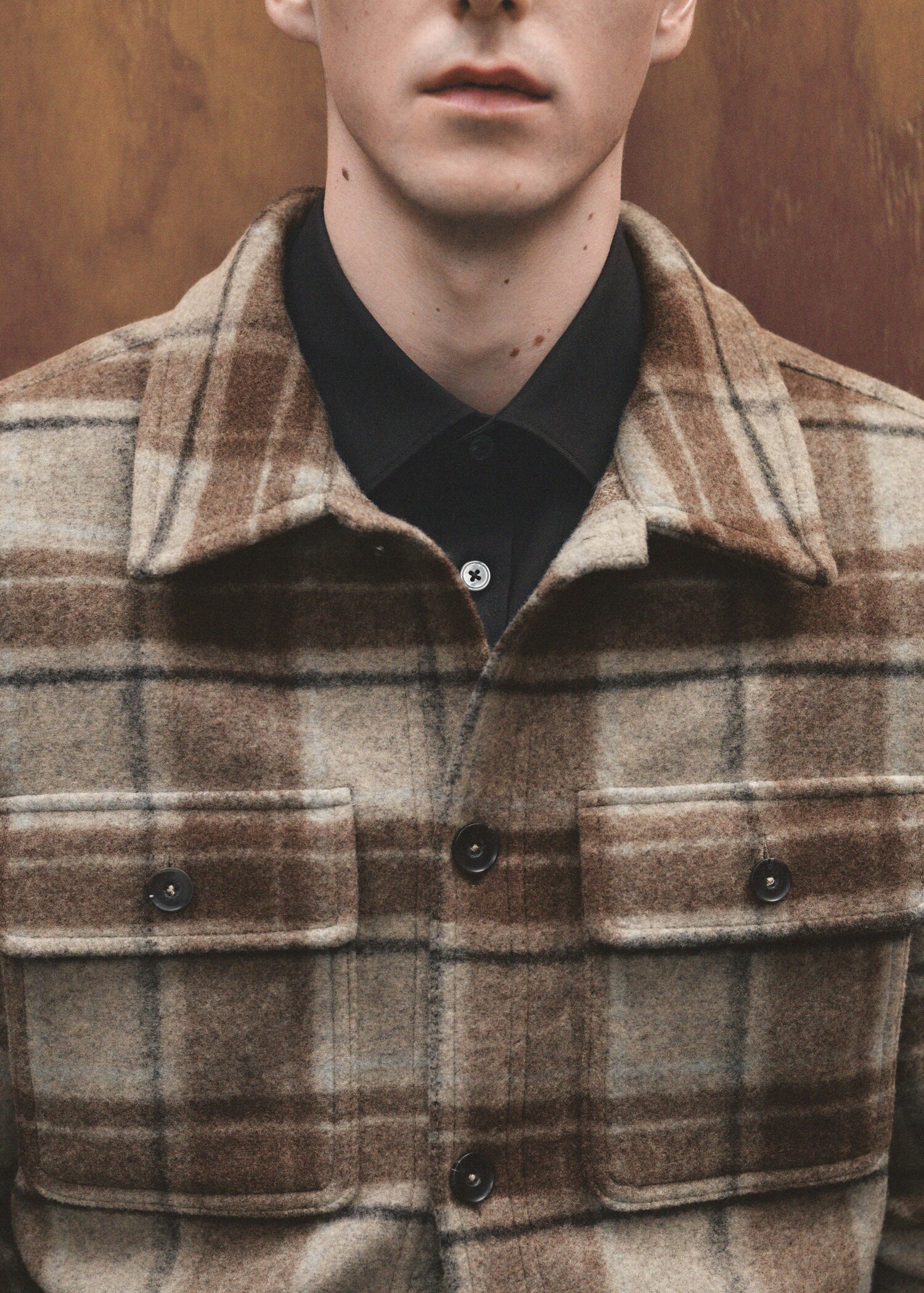 Kariertes Flanell-Overshirt - Detail des Artikels 3