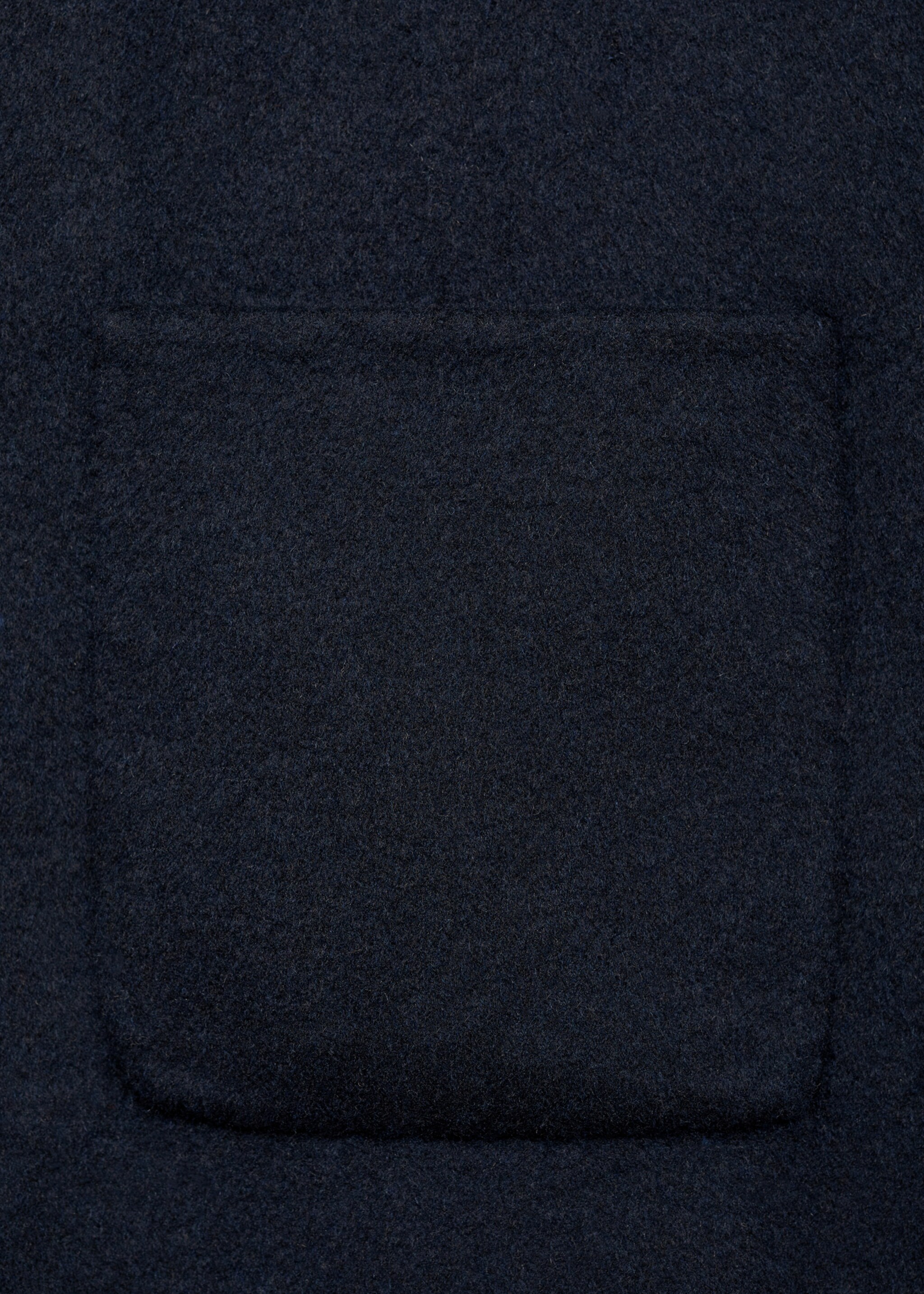 Handmade wool jacket with zip - Details of the article 0, Dark Navy. Ref: 77007926-00.