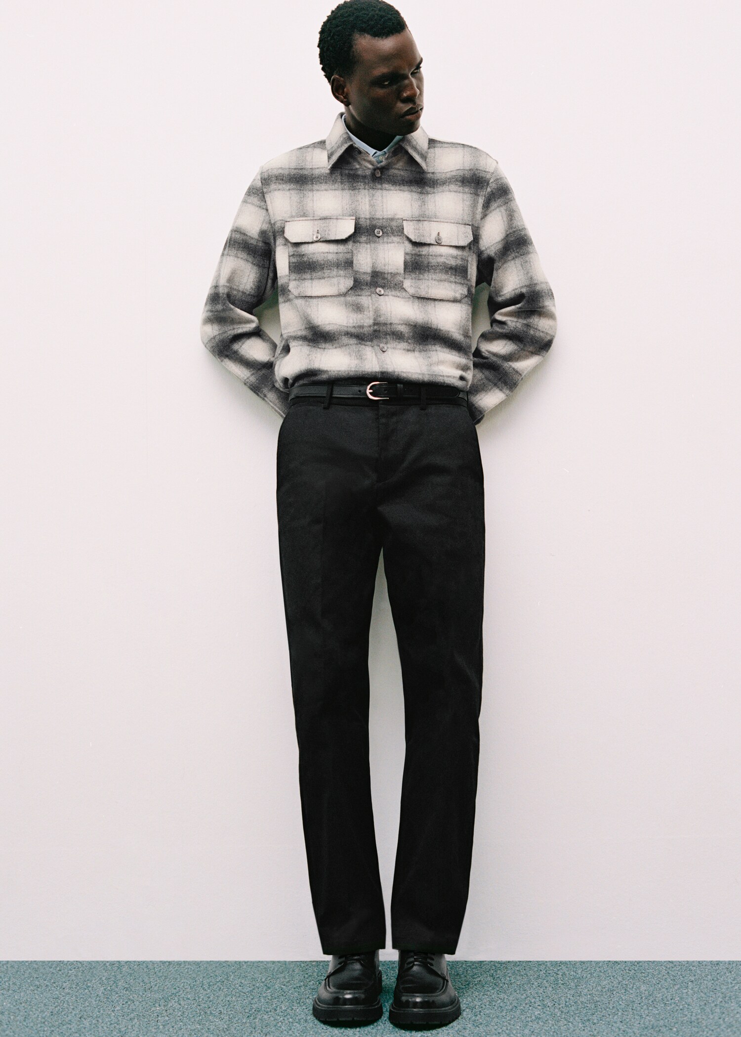 Pantalón algodón straight-fit cordón - Detalle del artículo 3