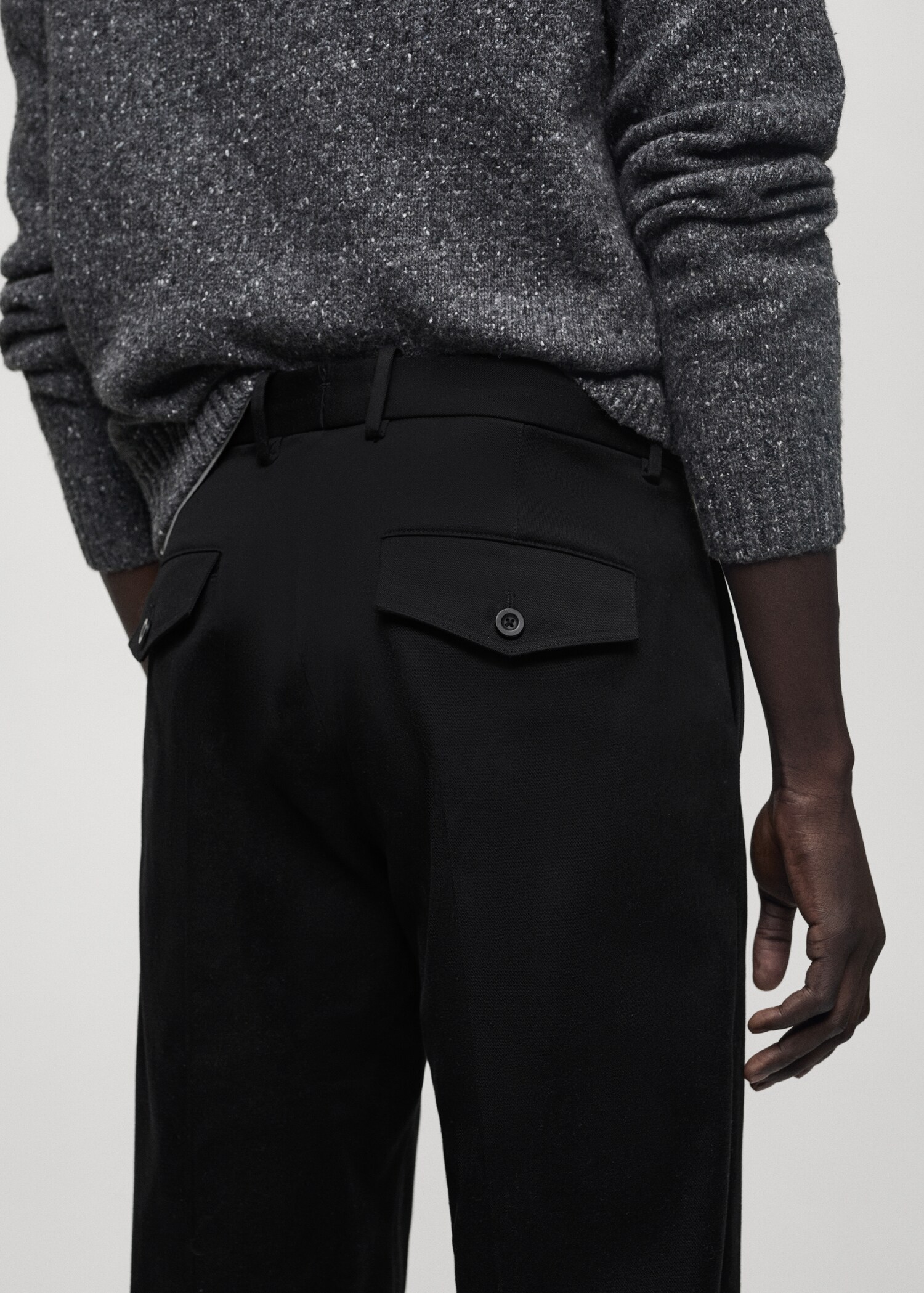 Pantalón algodón straight-fit cordón - Detalle del artículo 6