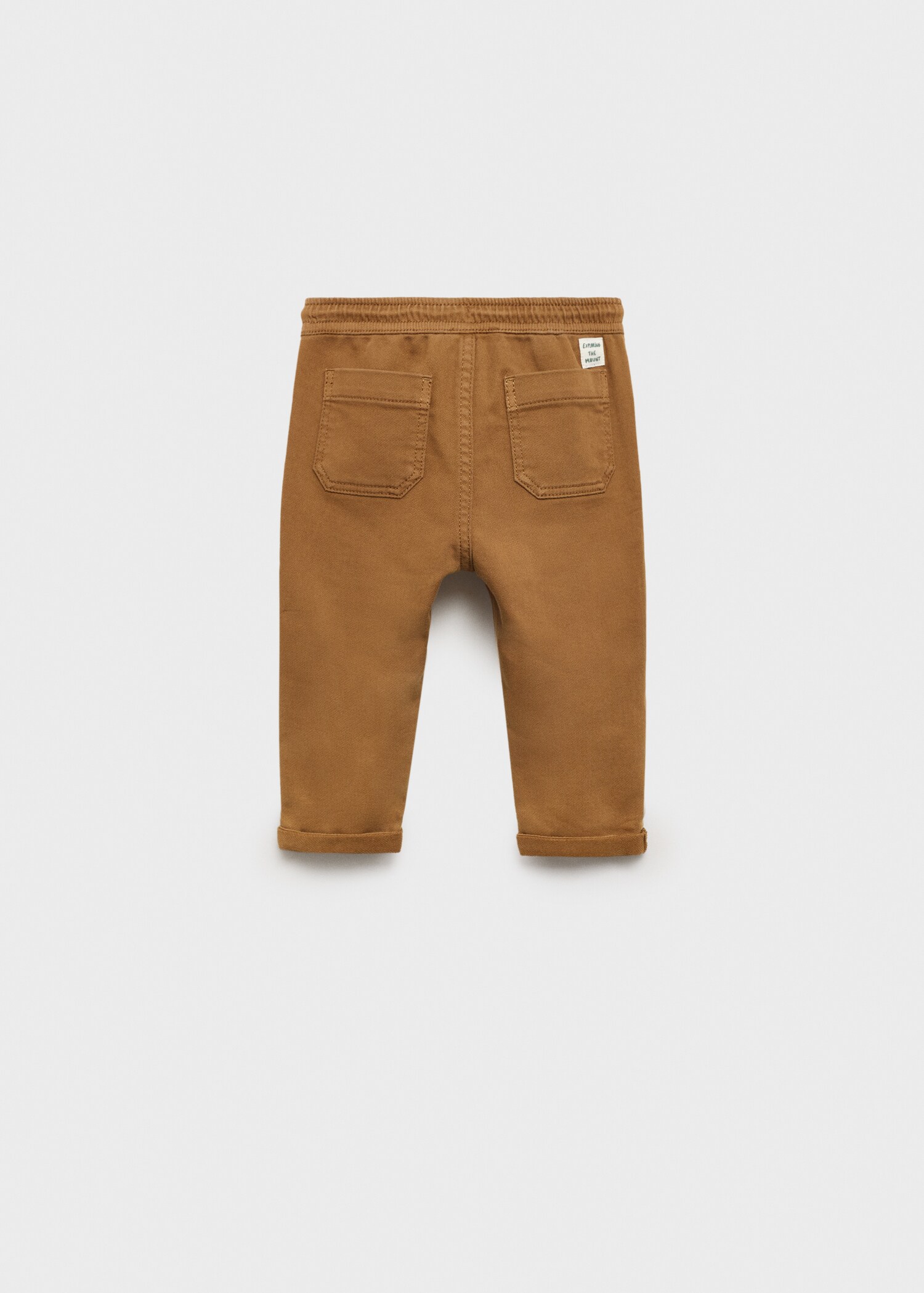 Elastic waist trousers - Reverse of the article