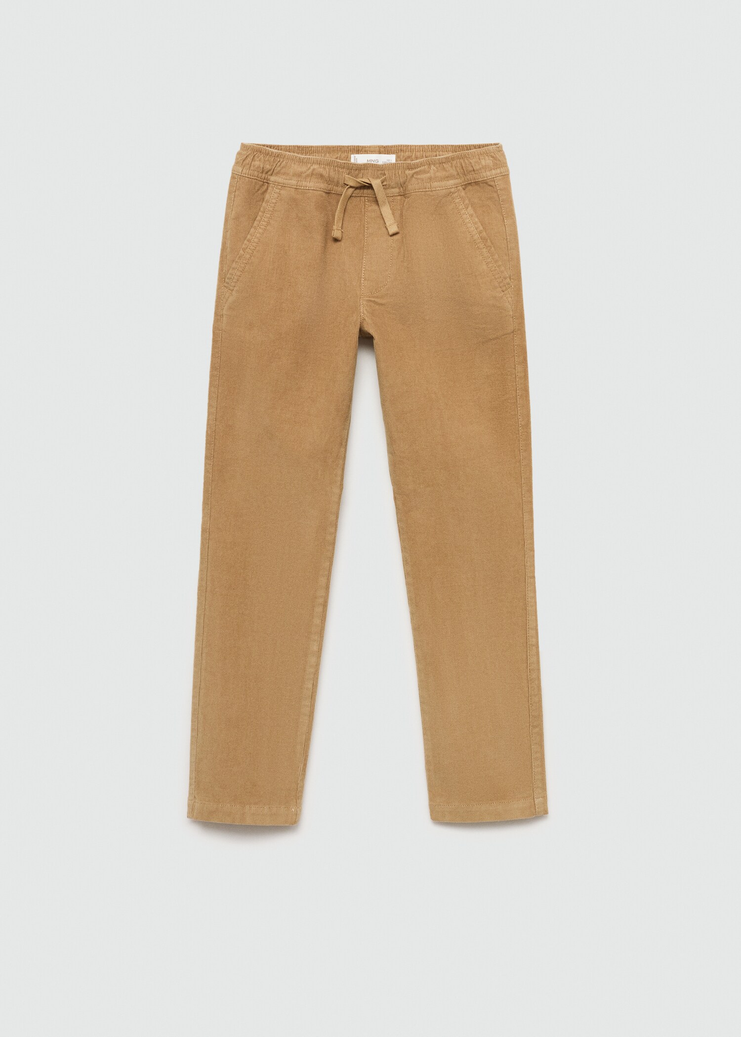 Corduroy pants with elastic waist - Article without model