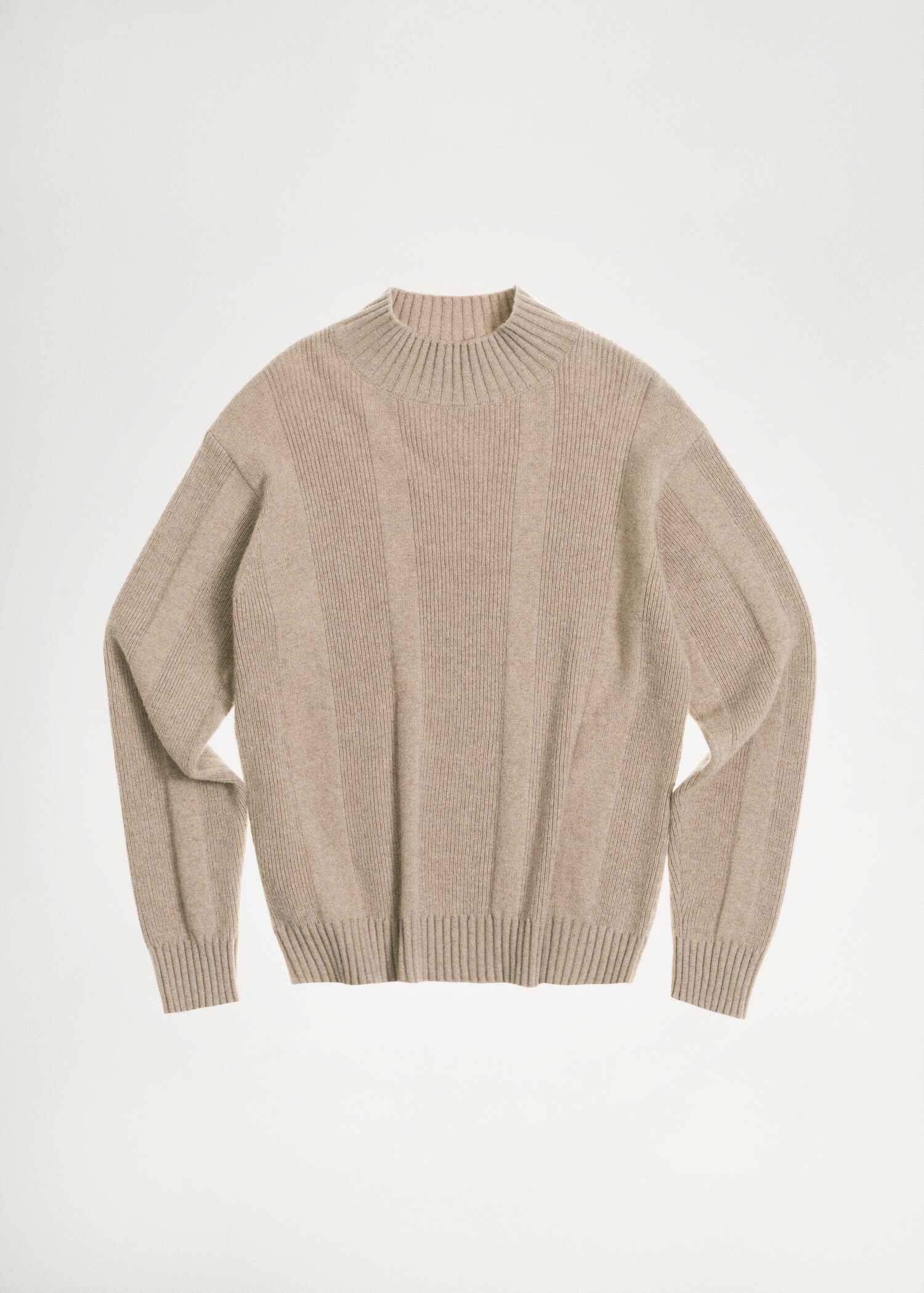 Knitted sweater with wool structure - Details of the article 5