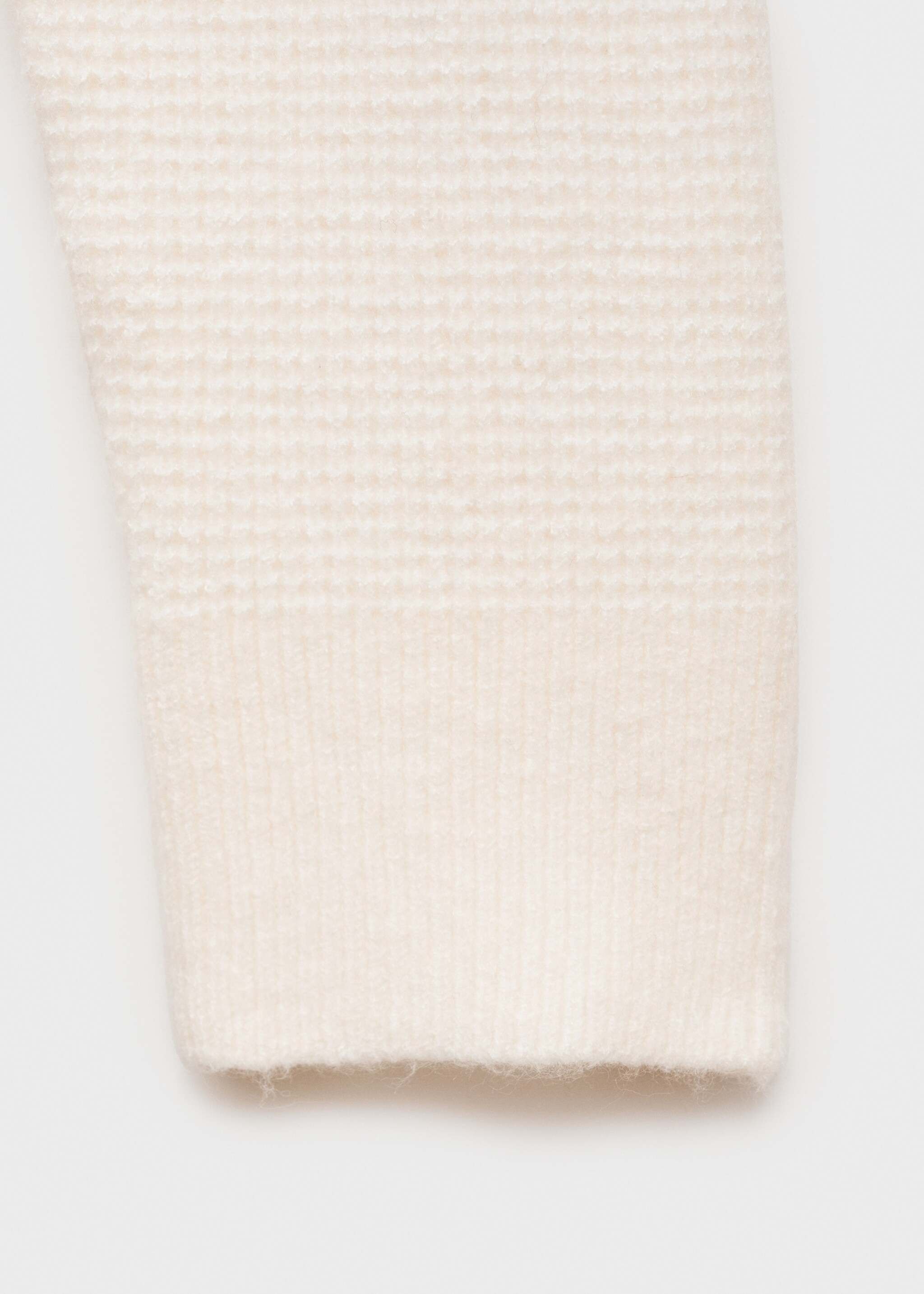 Jersey punto estructura cuadrillé - Detalle del artículo 0, Blanco roto. Ref: 77007950-00.