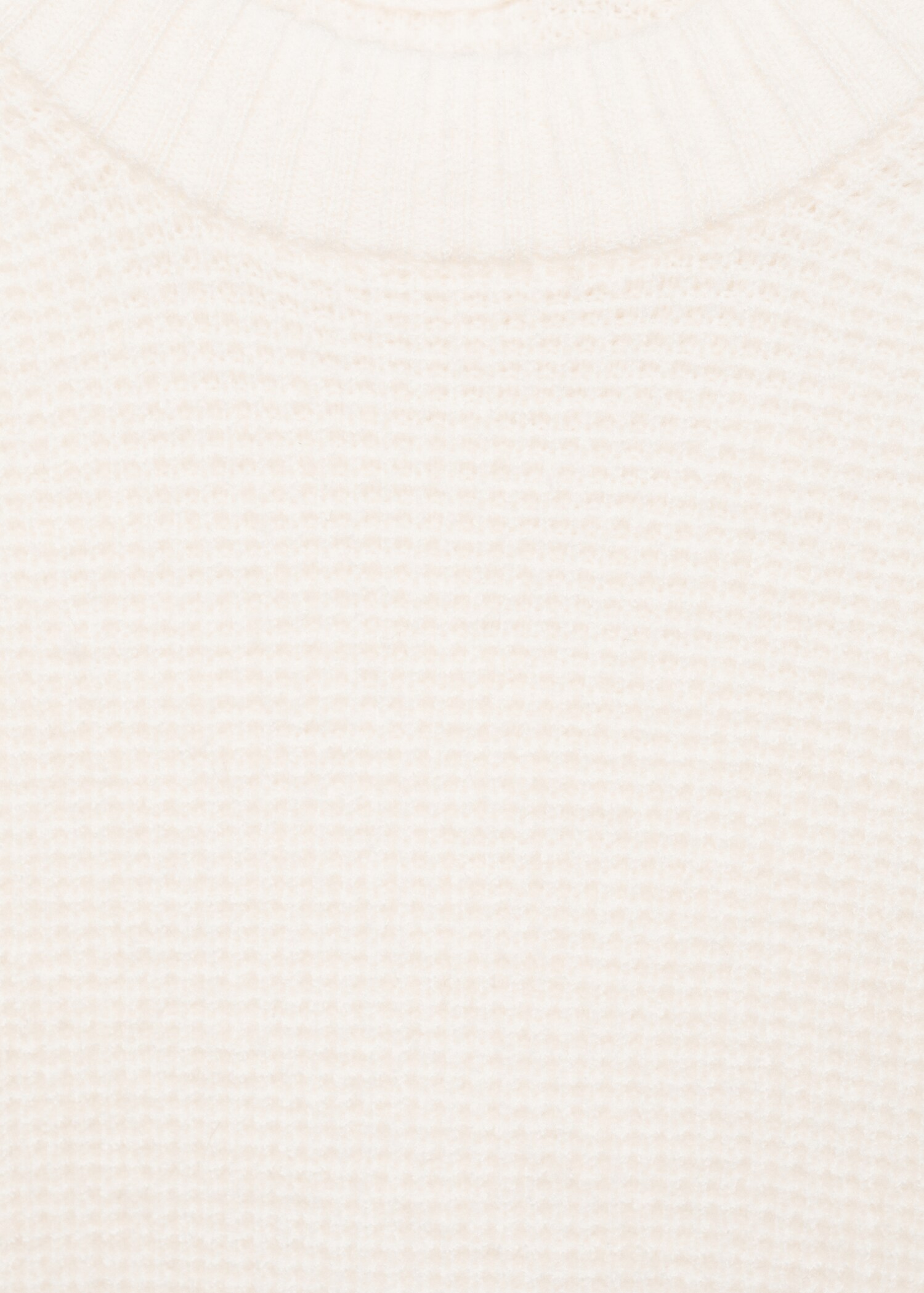 Knitted sweater with check structure - Details of the article 8