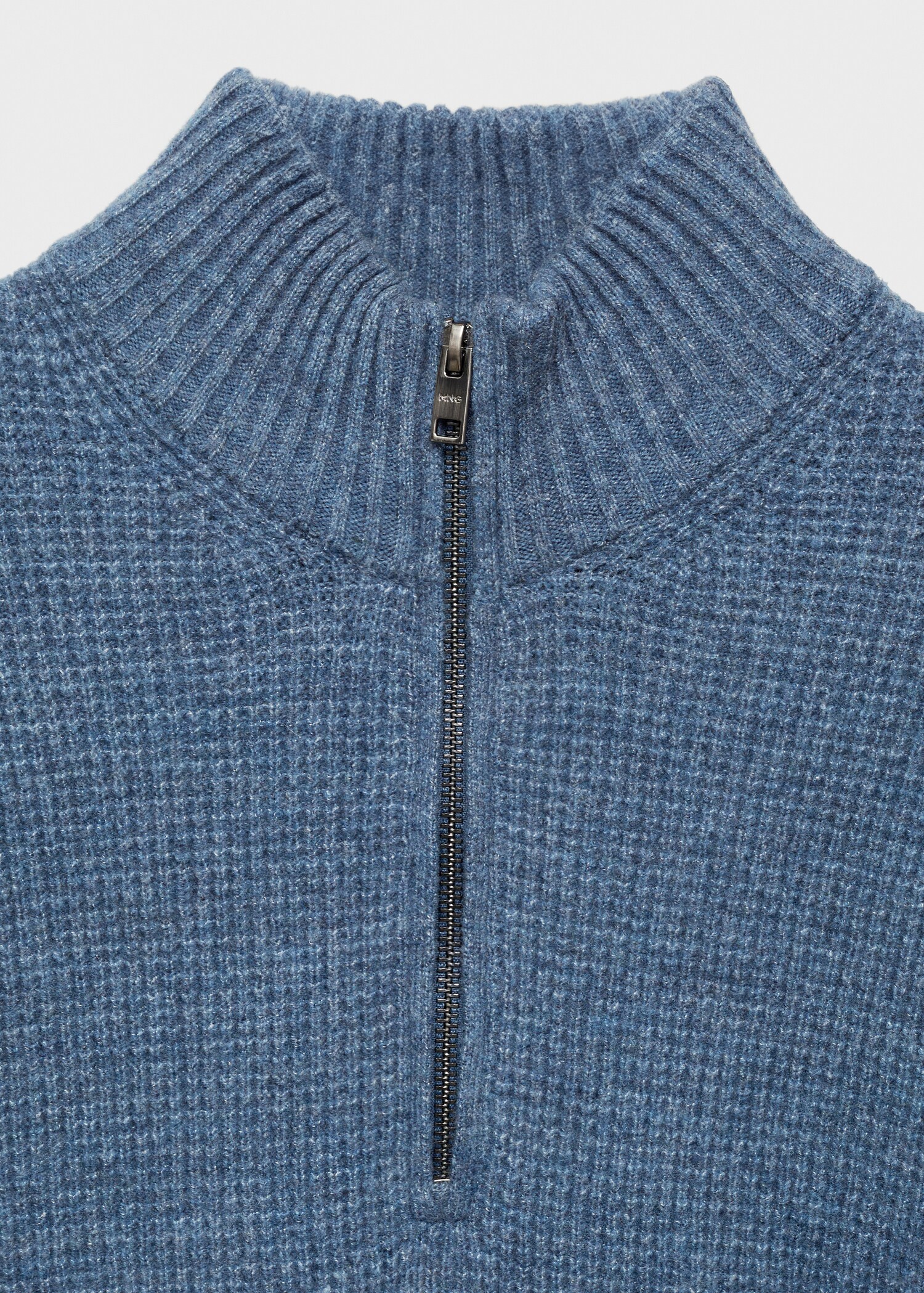 Knitted sweater with perkins neck - Details of the article 8