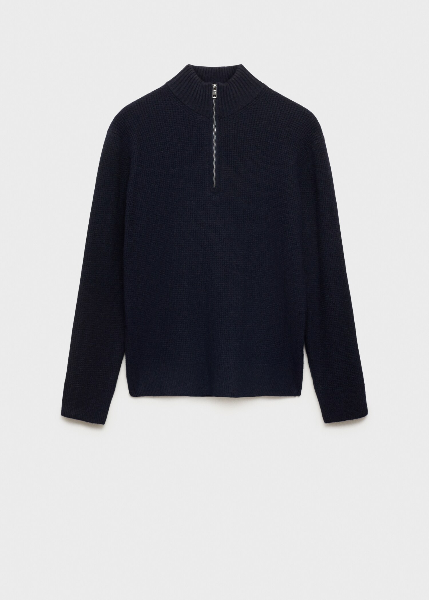 Knitted sweater with perkins neck - Article without model