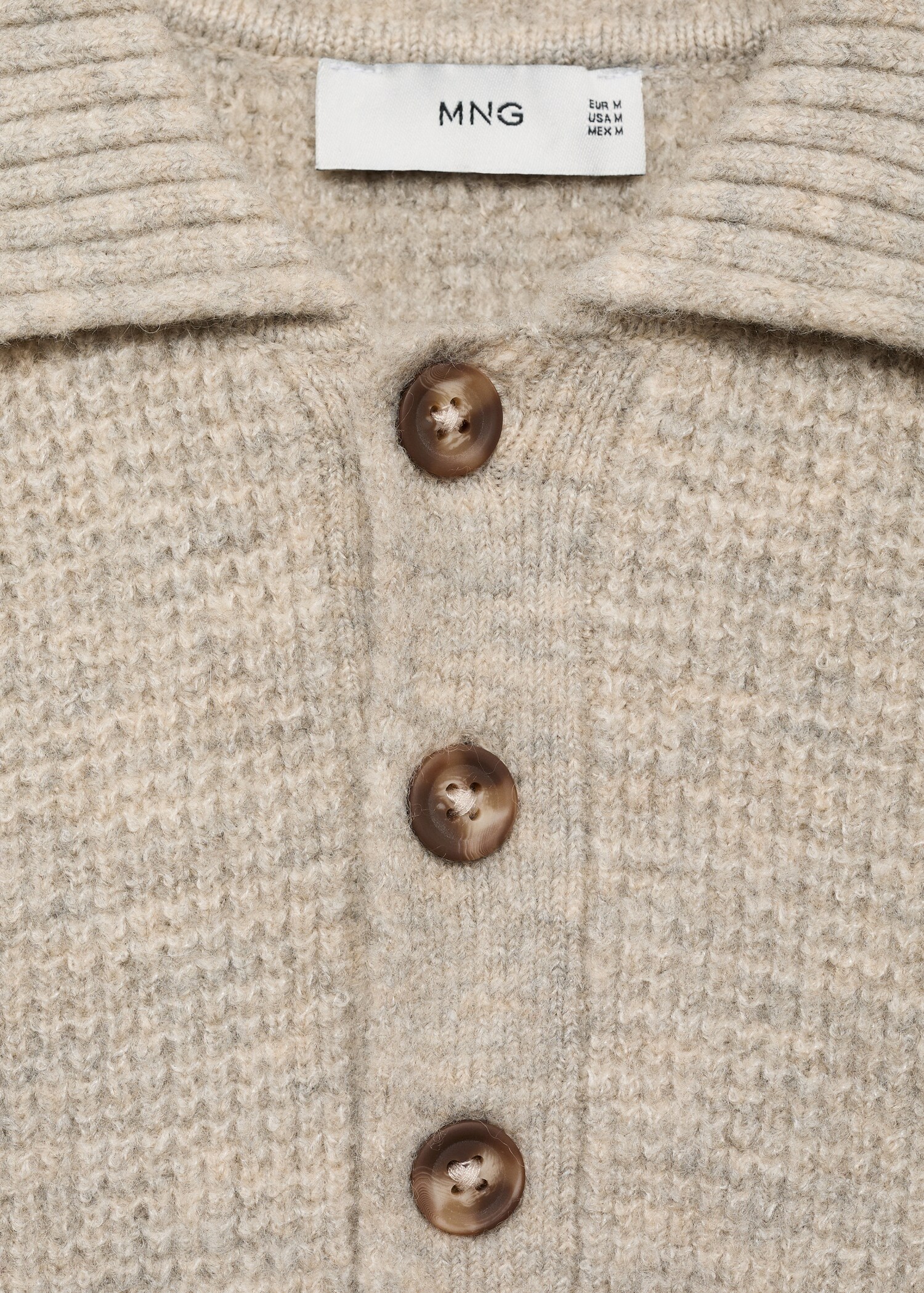 Regular-Fit-Strickpullover mit Polo-Kragen - Detail des Artikels 8