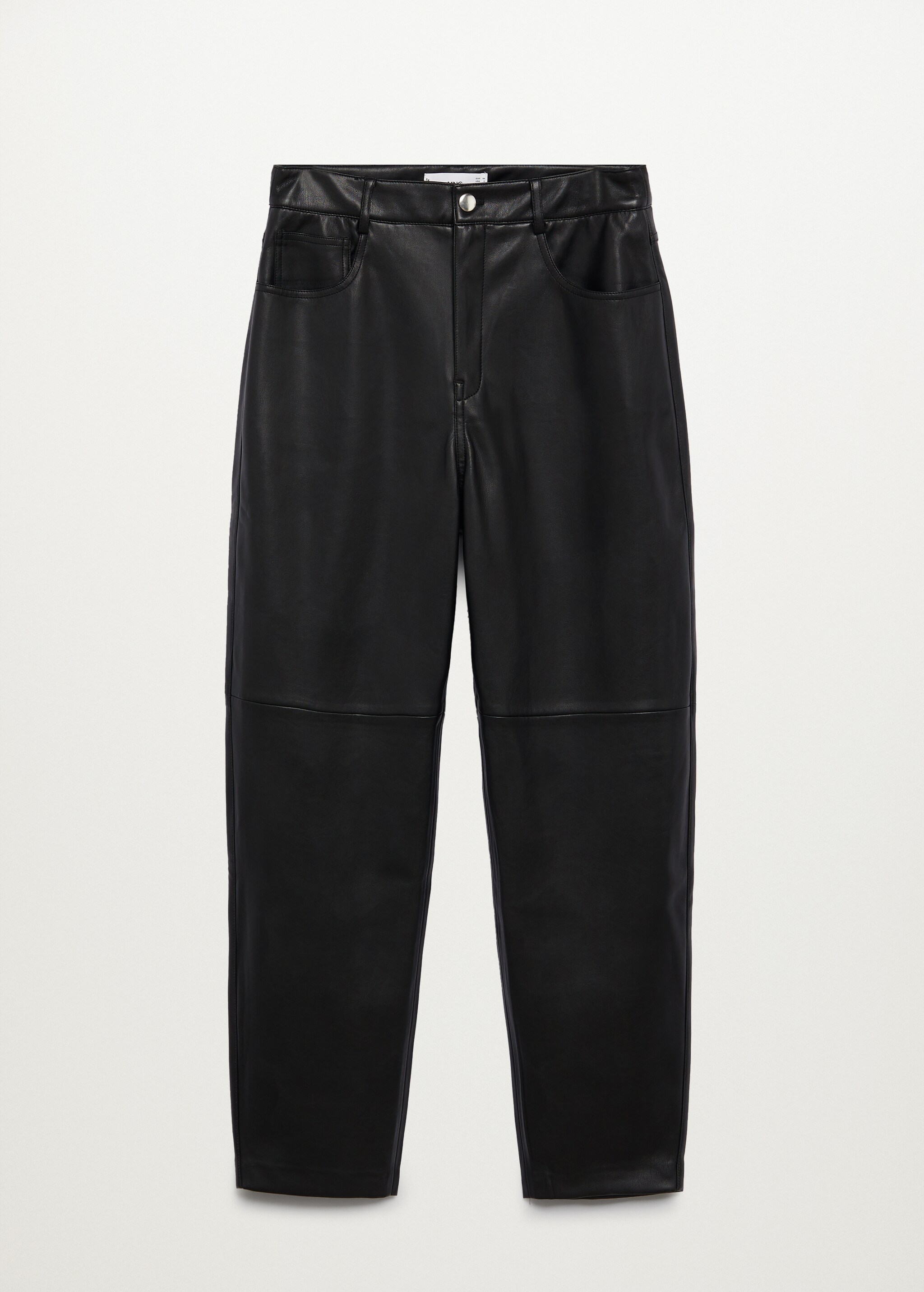 Pantalón tiro alto efecto piel - Artículo sin modelo