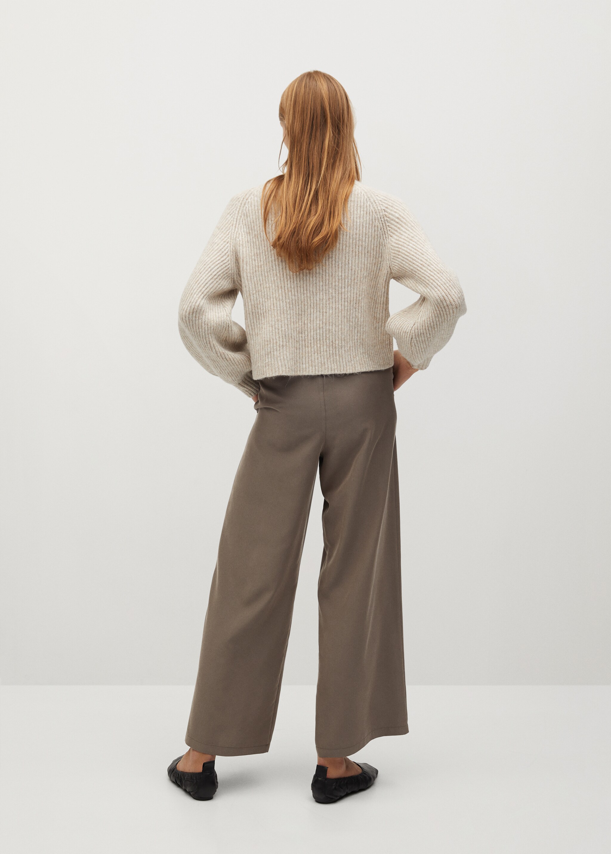 Pantalón raya wideleg - Reverso del artículo