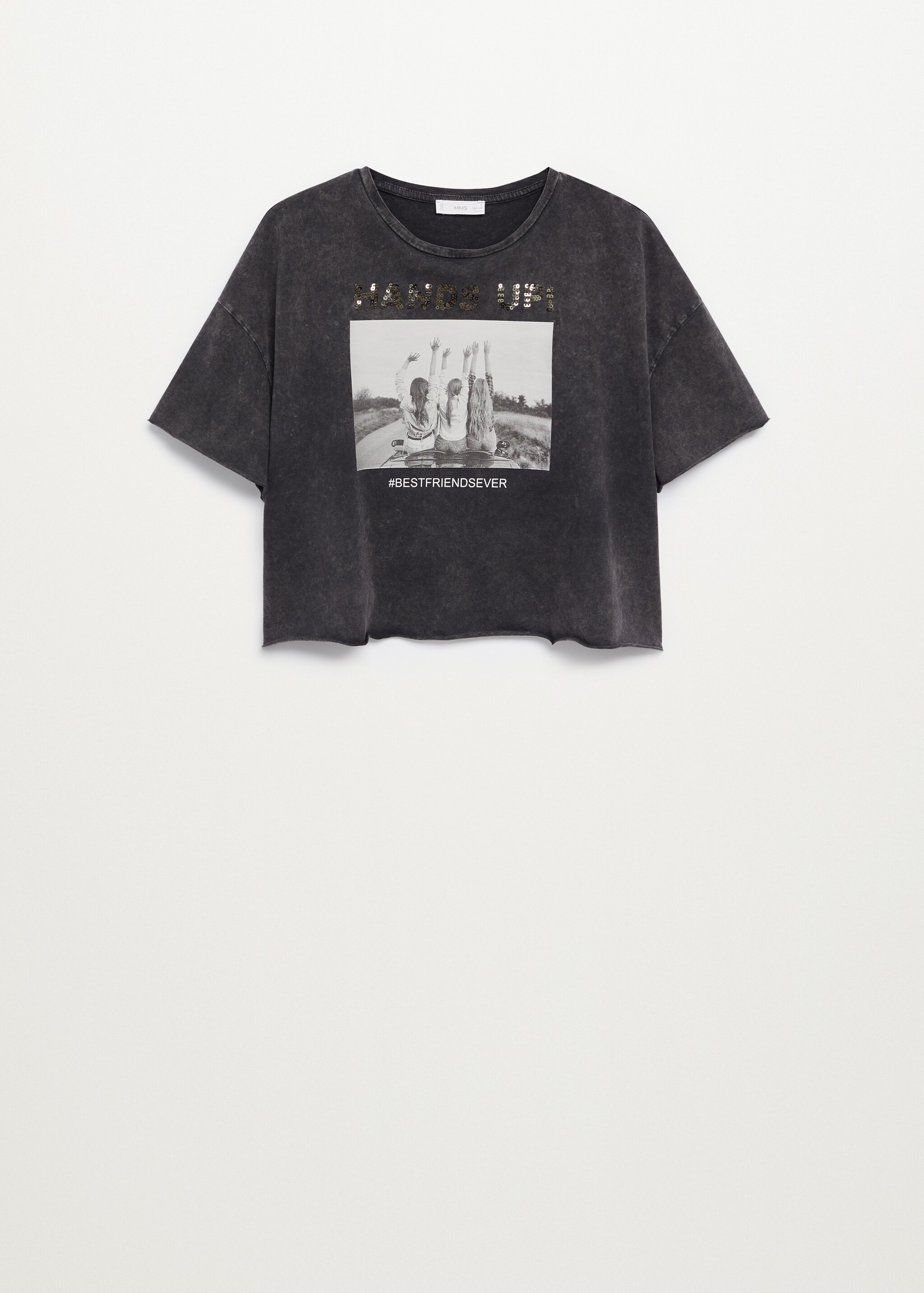 Camiseta estampada detalle lentejuelas - Artículo sin modelo