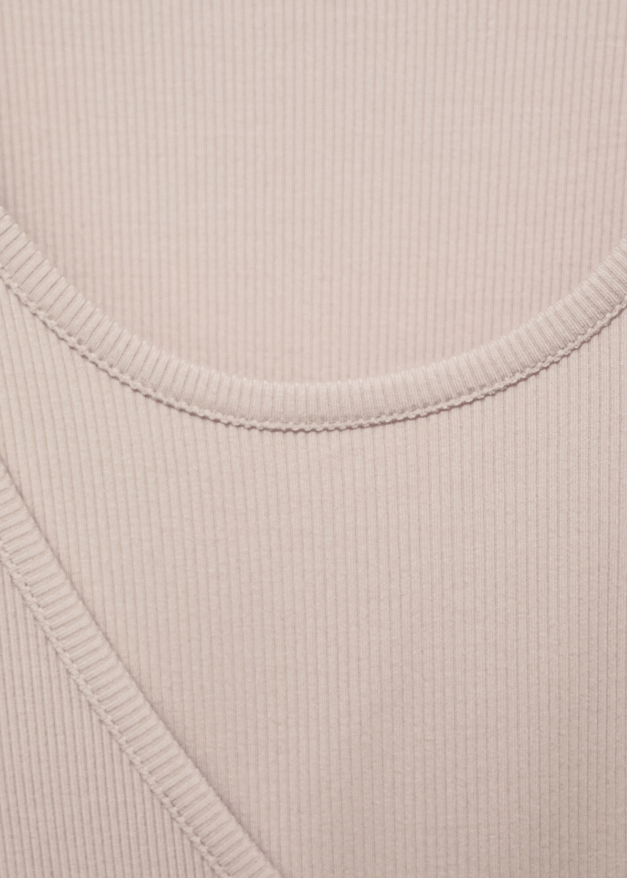 Camiseta cruzada lazo - Detalle del artículo 8, Crudo. Ref: 77008276-00.