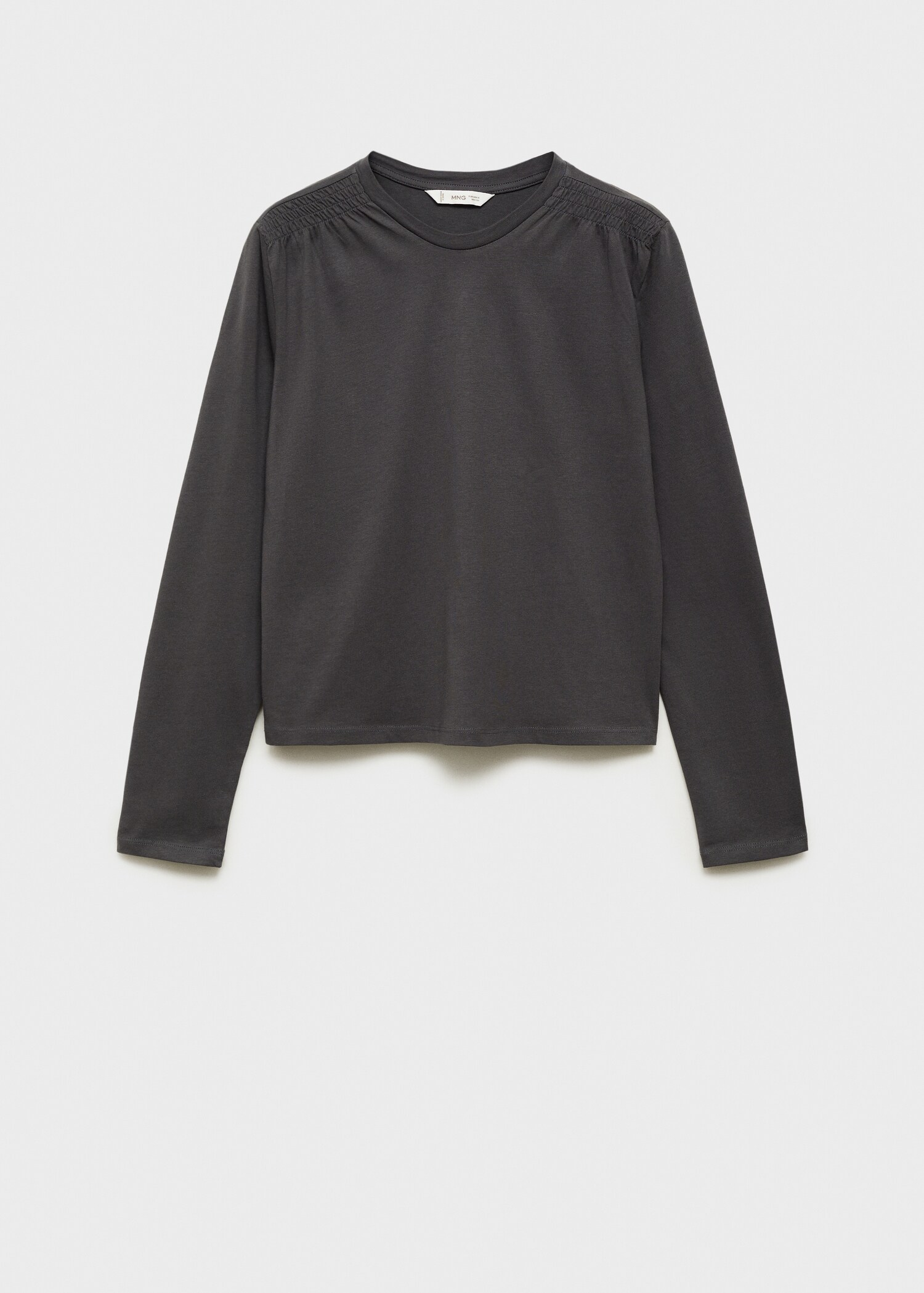 T-shirt with gathered details - Article without model