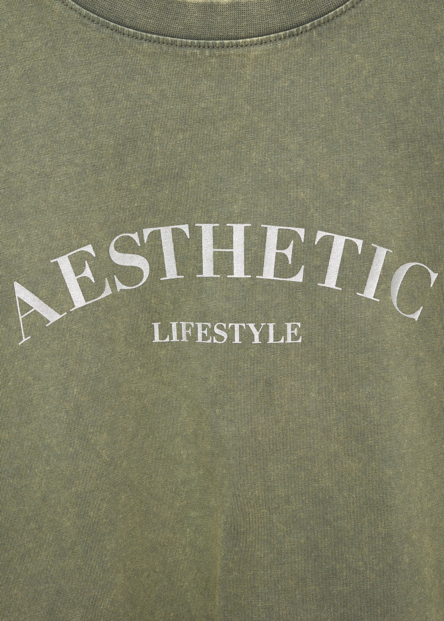 Printed message T-shirt - Details of the article 8