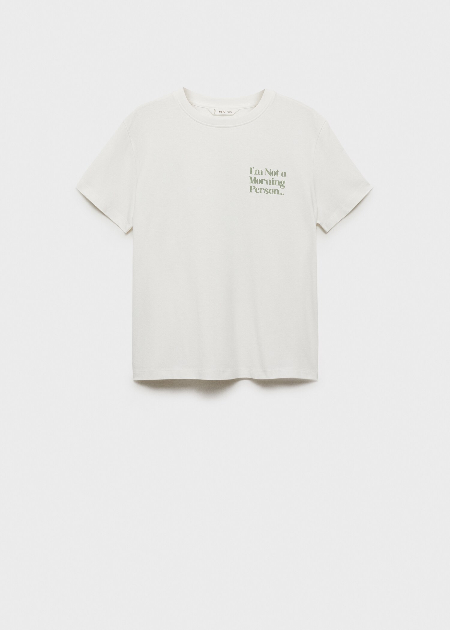 Printed cotton-blend T-shirt - Article without model