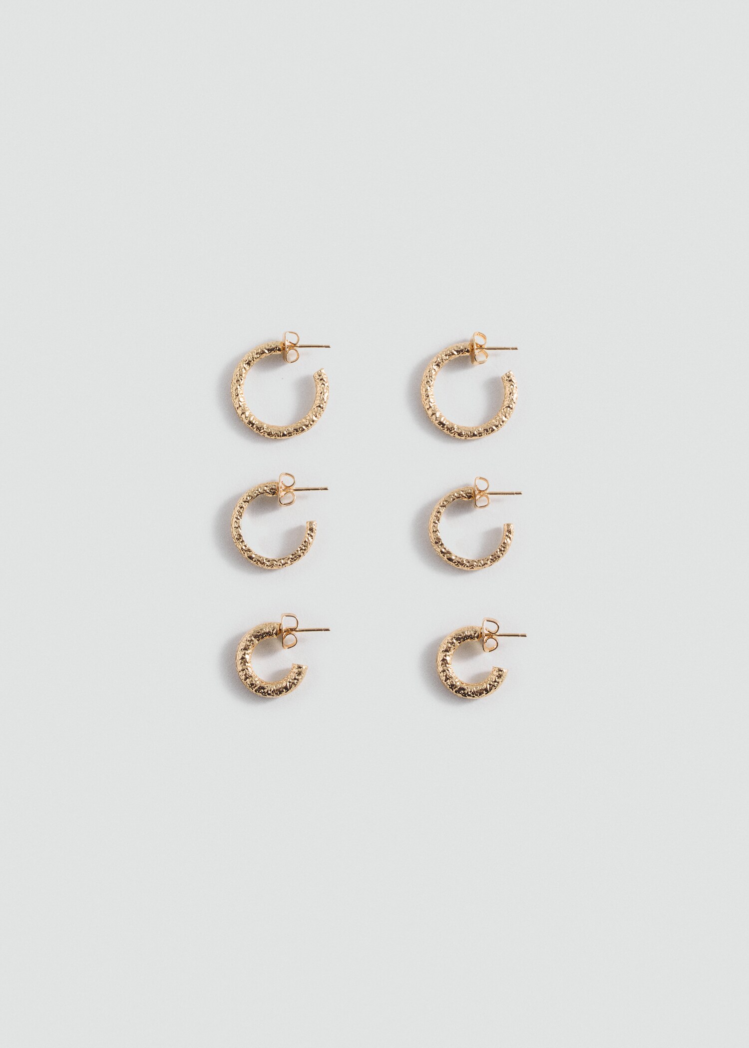 Pack 3 pendientes aros - Artículo sin modelo