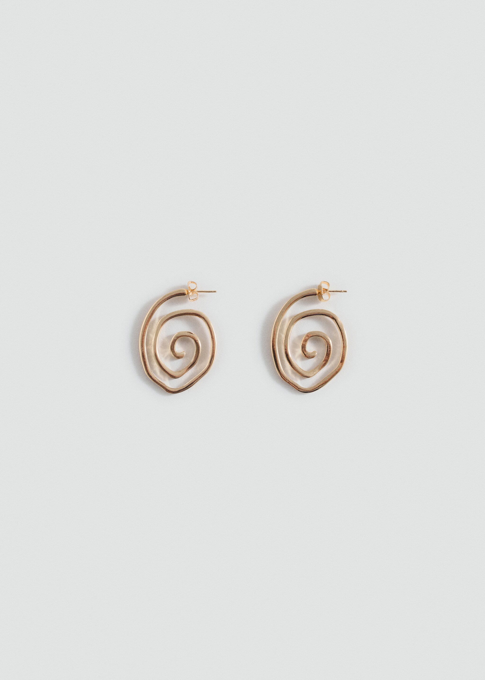Spiral hoop earrings - Article without model
