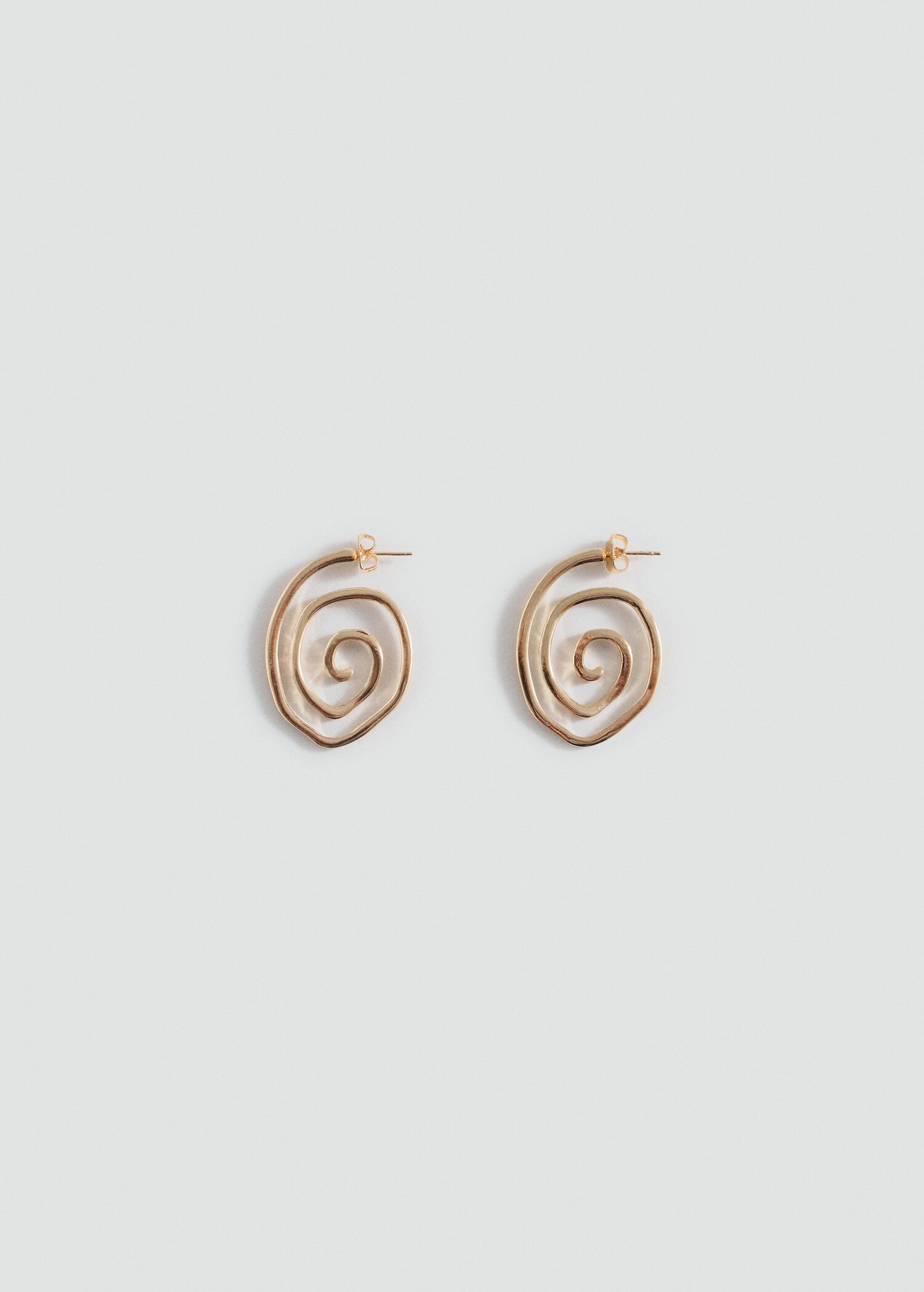 Pendientes aros espiral - Artículo sin modelo